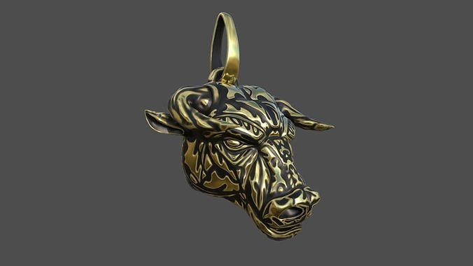 Bull head  3D print model