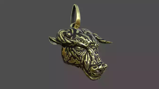 Bull head  3D print model