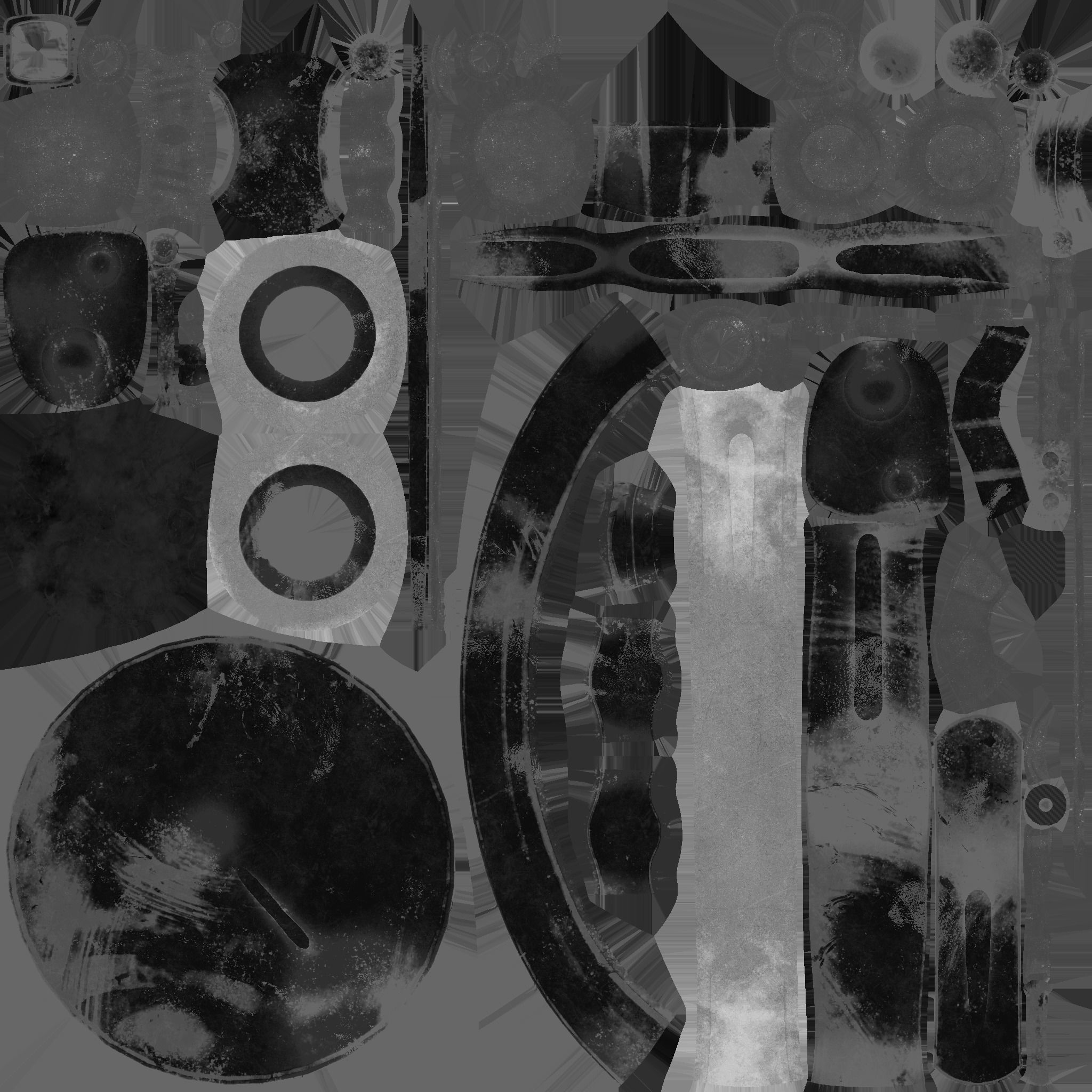 Wheel Robot H09 Blue - SciFi Character Design Low-poly 3D model_26