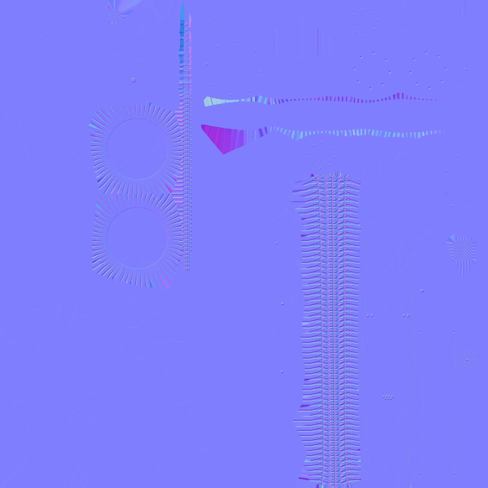 Wheel Robot H10 Black Copper - SciFi Character Design Low-poly 3D model_25