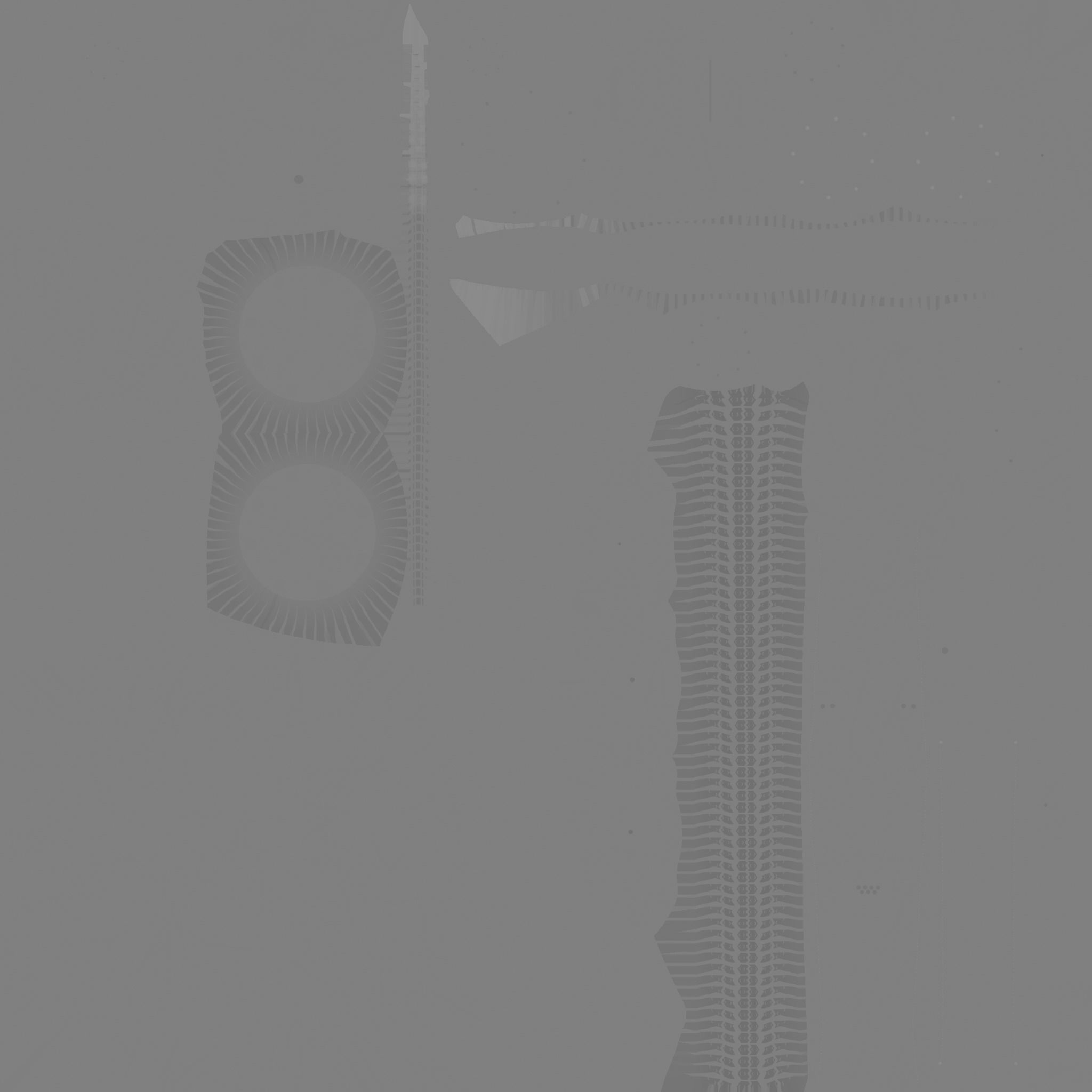 Wheel Robot H10 Black Copper - SciFi Character Design Low-poly 3D model_23