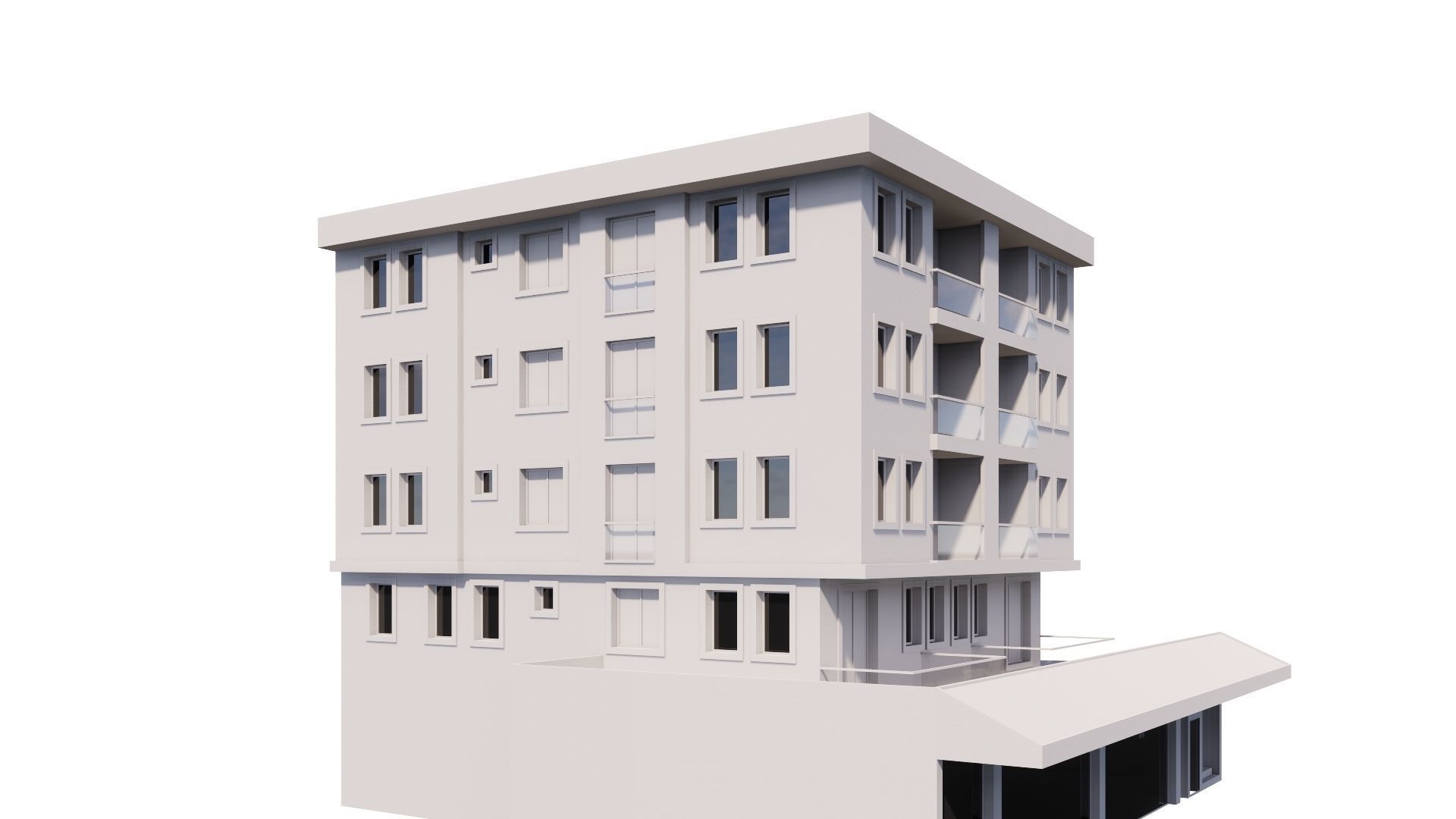 HOUSE 29 Low-poly 3D model_56