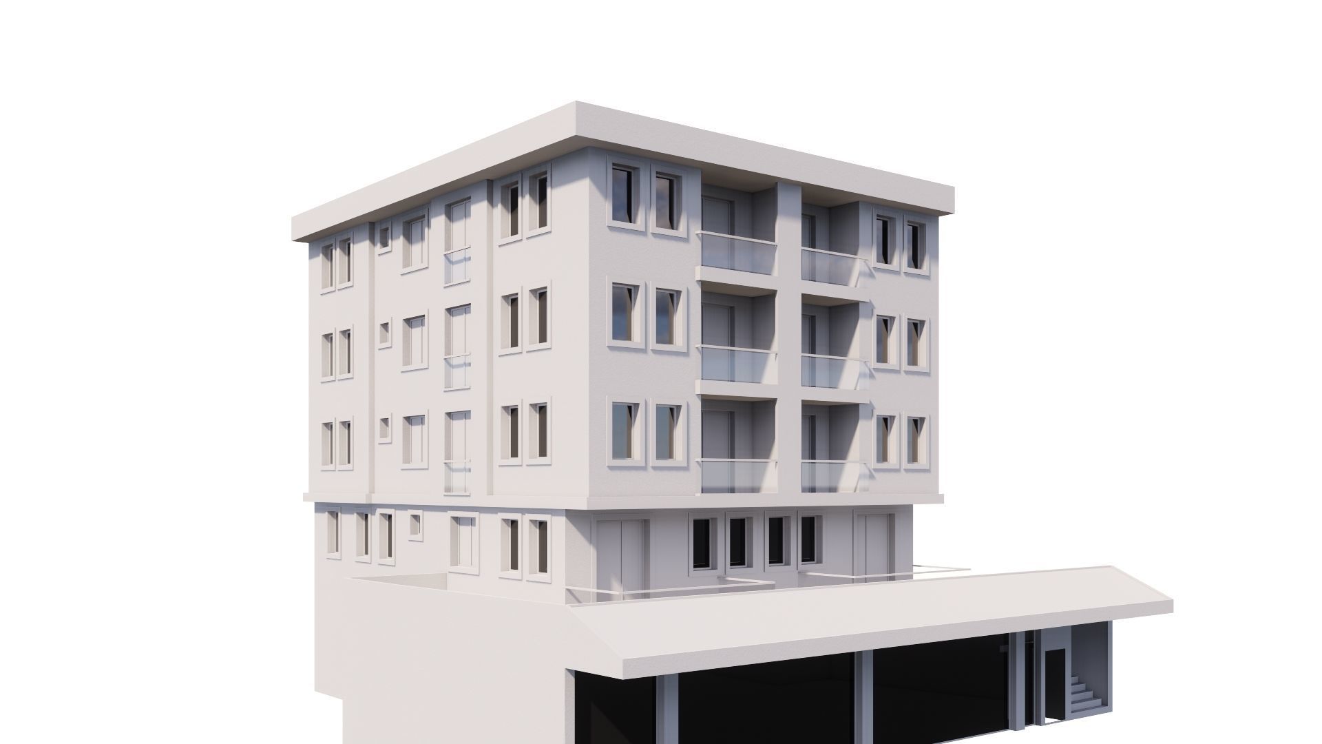 HOUSE 29 Low-poly 3D model_31