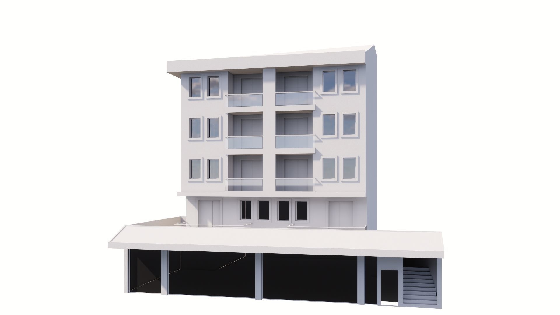 HOUSE 29 Low-poly 3D model_24