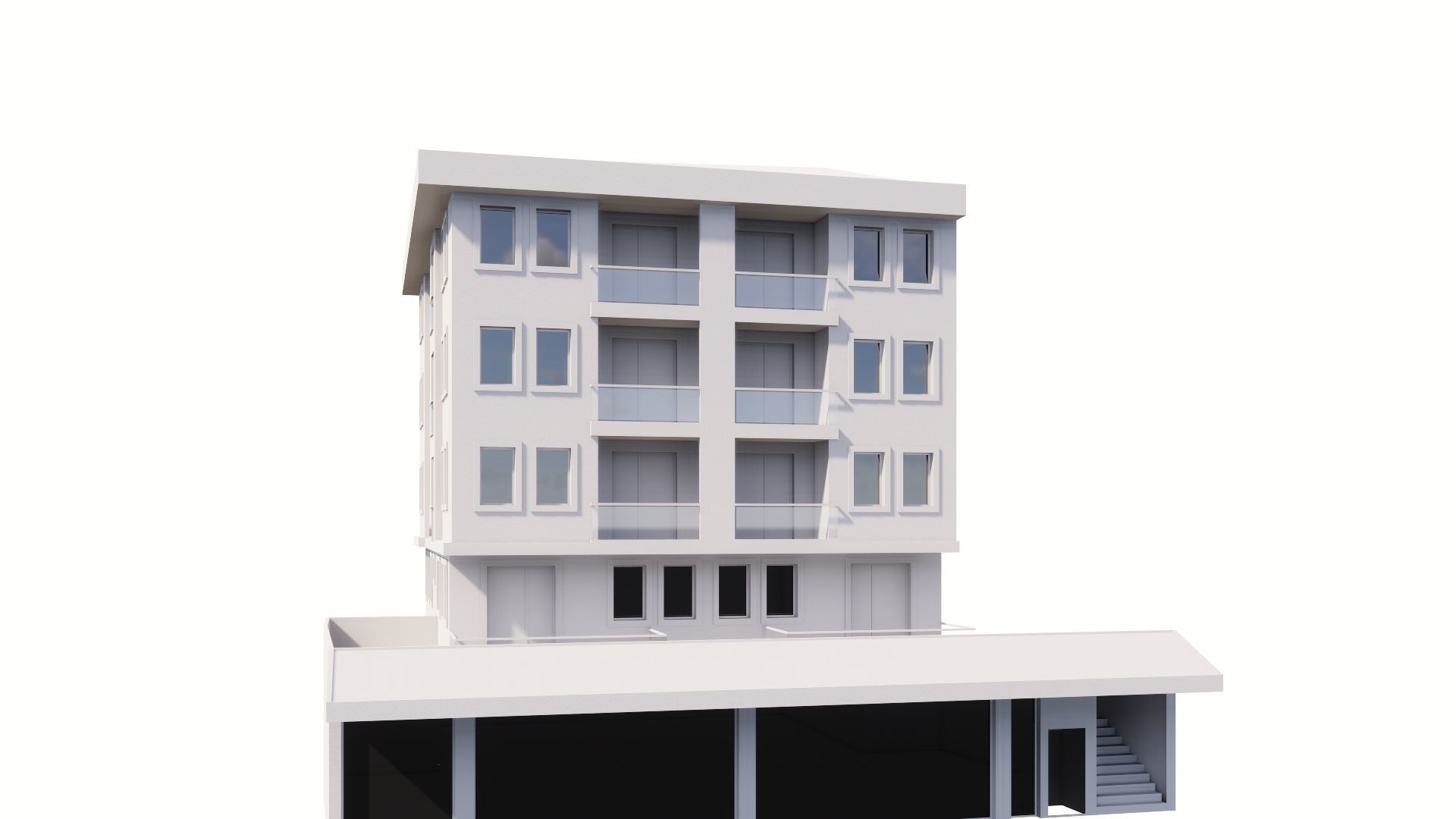 HOUSE 29 Low-poly 3D model_28