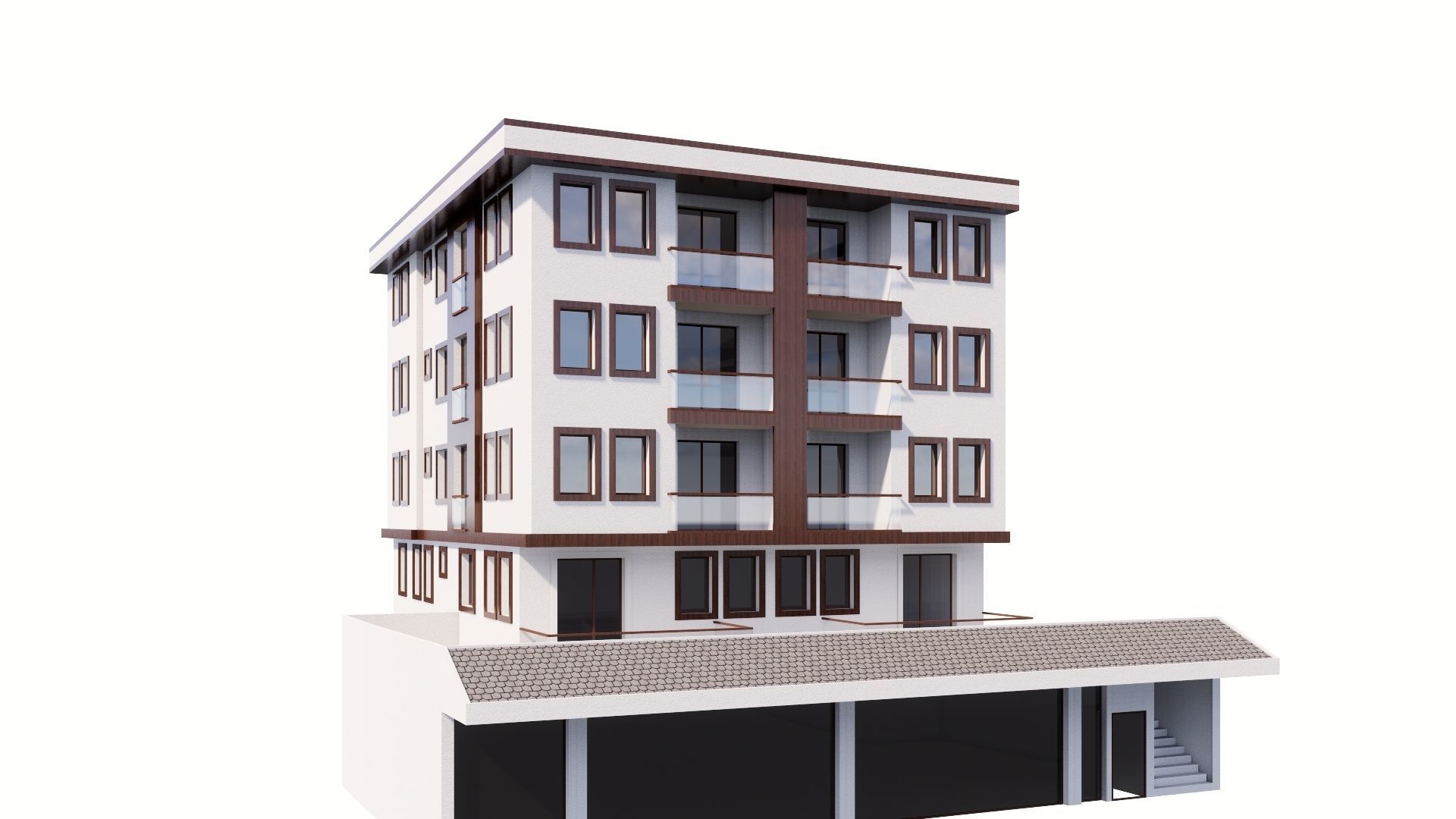 HOUSE 29 Low-poly 3D model_19