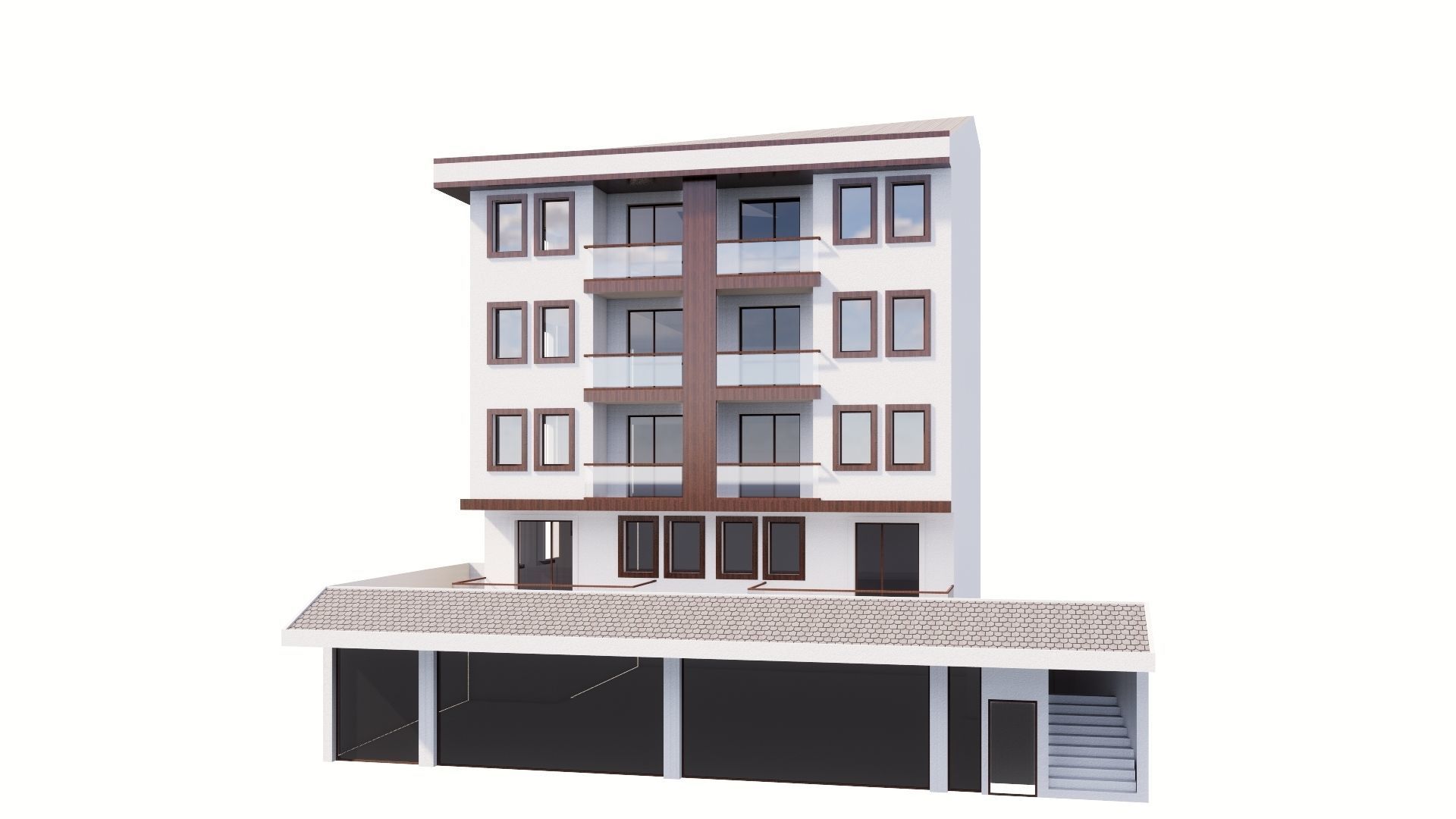 HOUSE 29 Low-poly 3D model_35