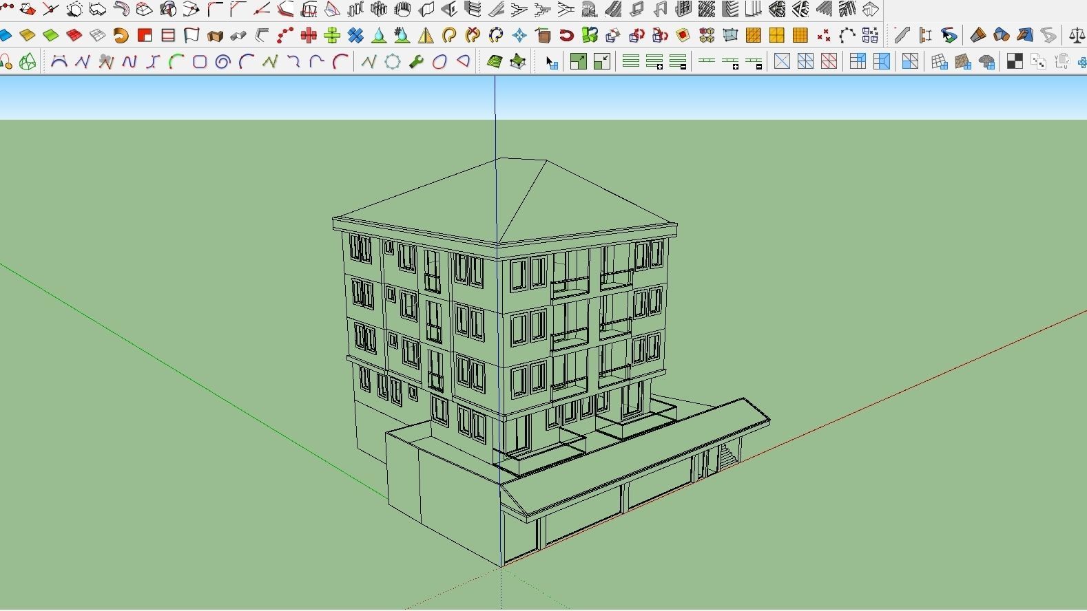 HOUSE 29 Low-poly 3D model_3