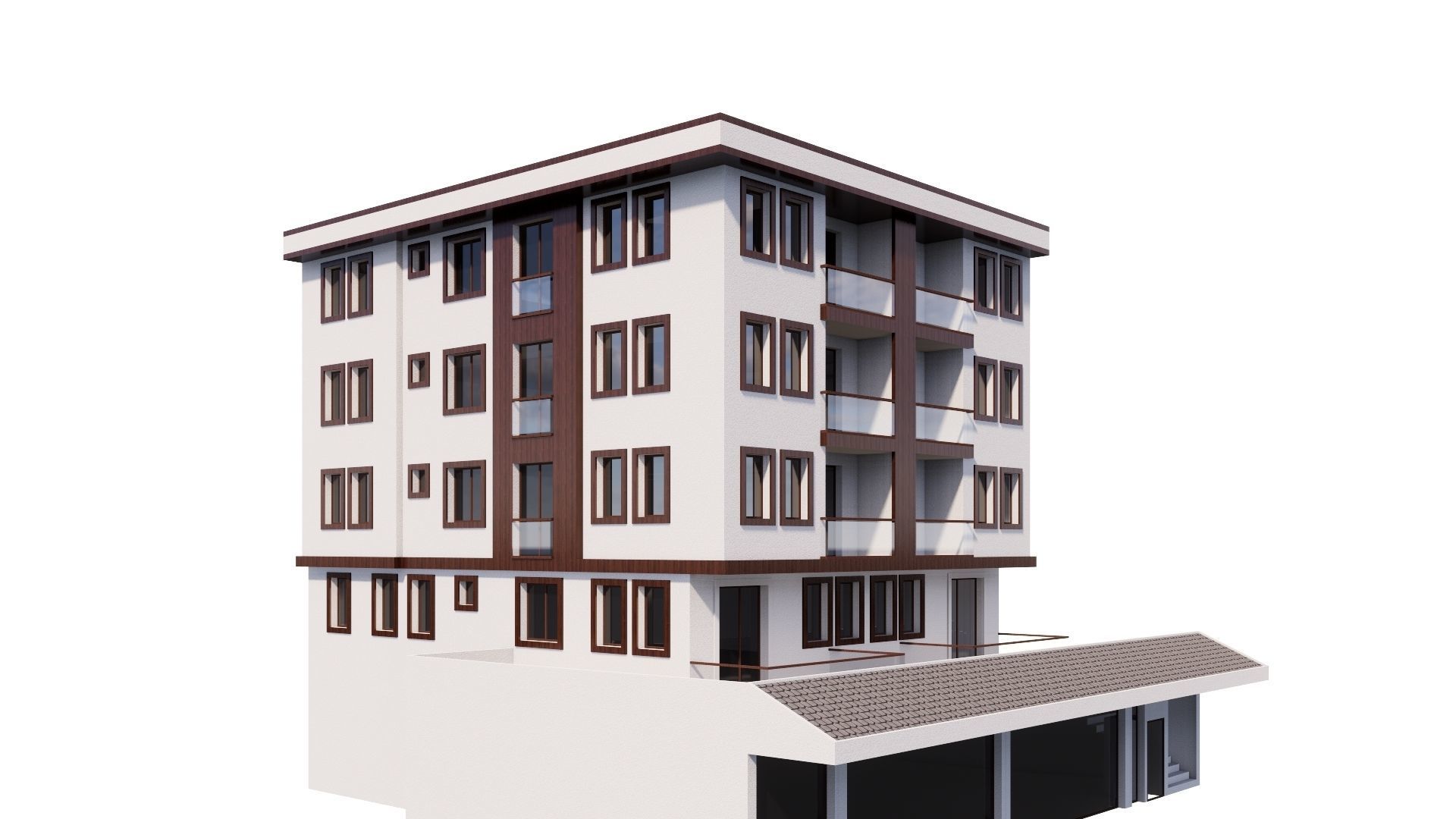 HOUSE 29 Low-poly 3D model_37