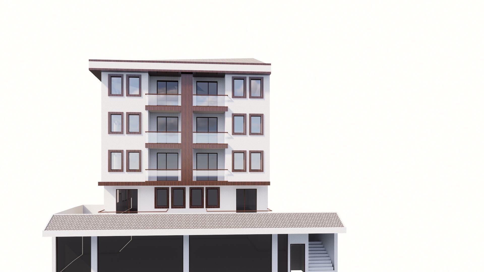 HOUSE 29 Low-poly 3D model_17