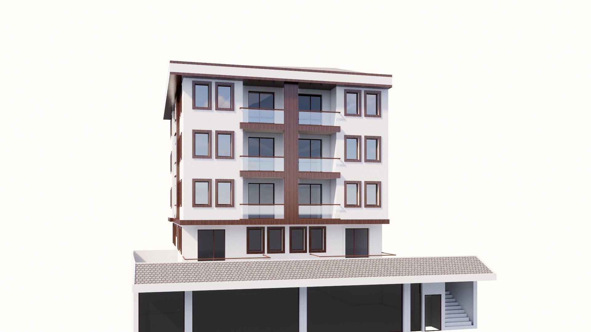 HOUSE 29 Low-poly 3D model_18