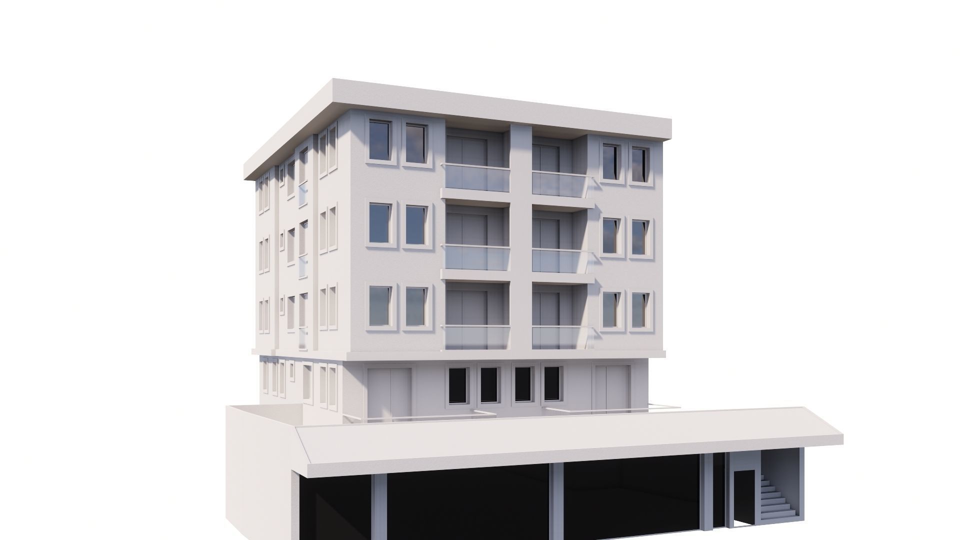 HOUSE 29 Low-poly 3D model_29