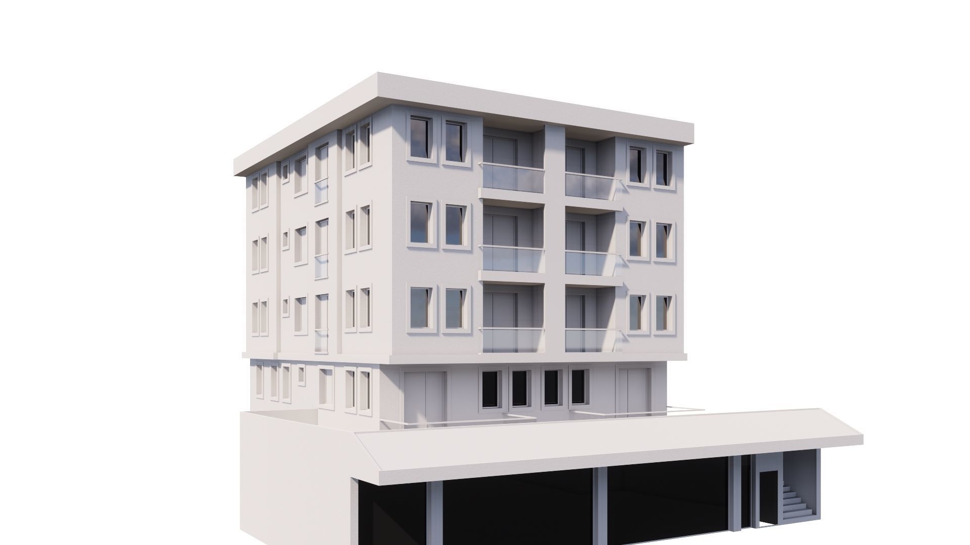 HOUSE 29 Low-poly 3D model_30