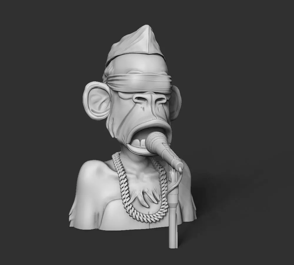 ape nft 2 3D print model