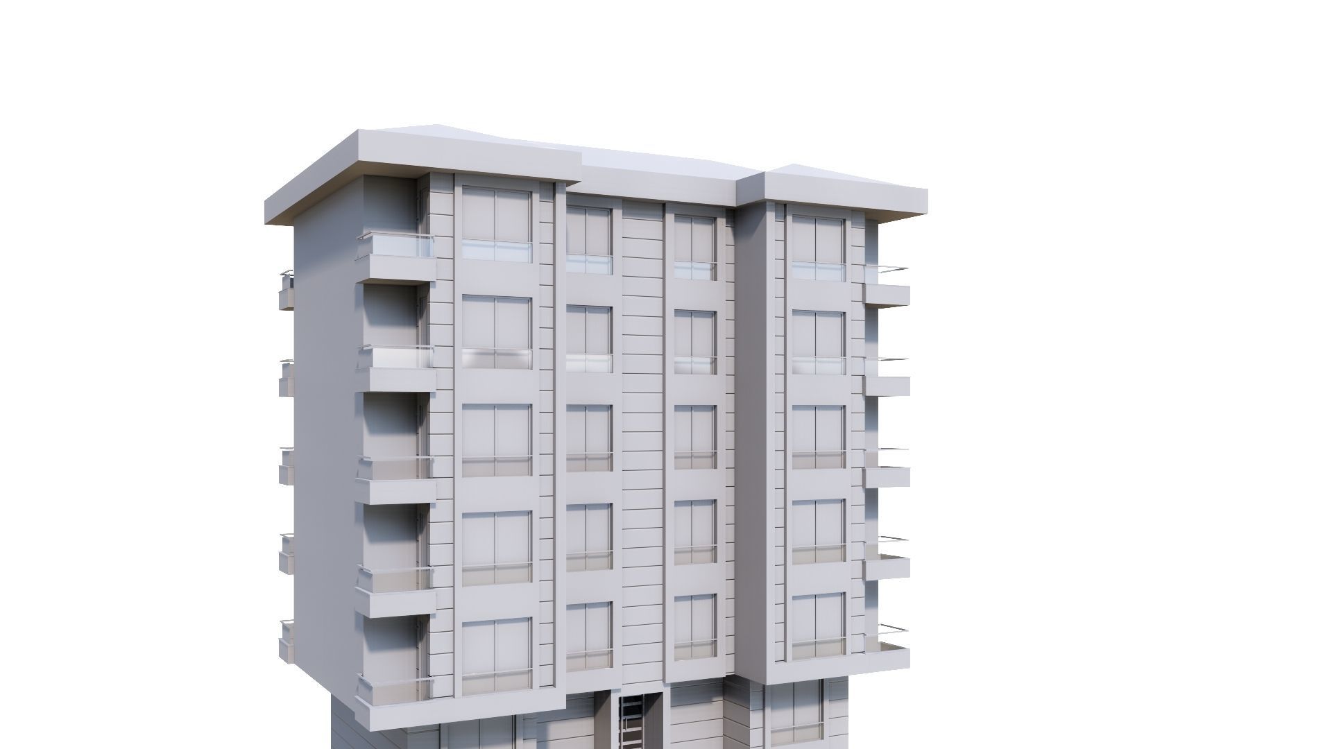 HOUSE 33 Low-poly 3D model_43