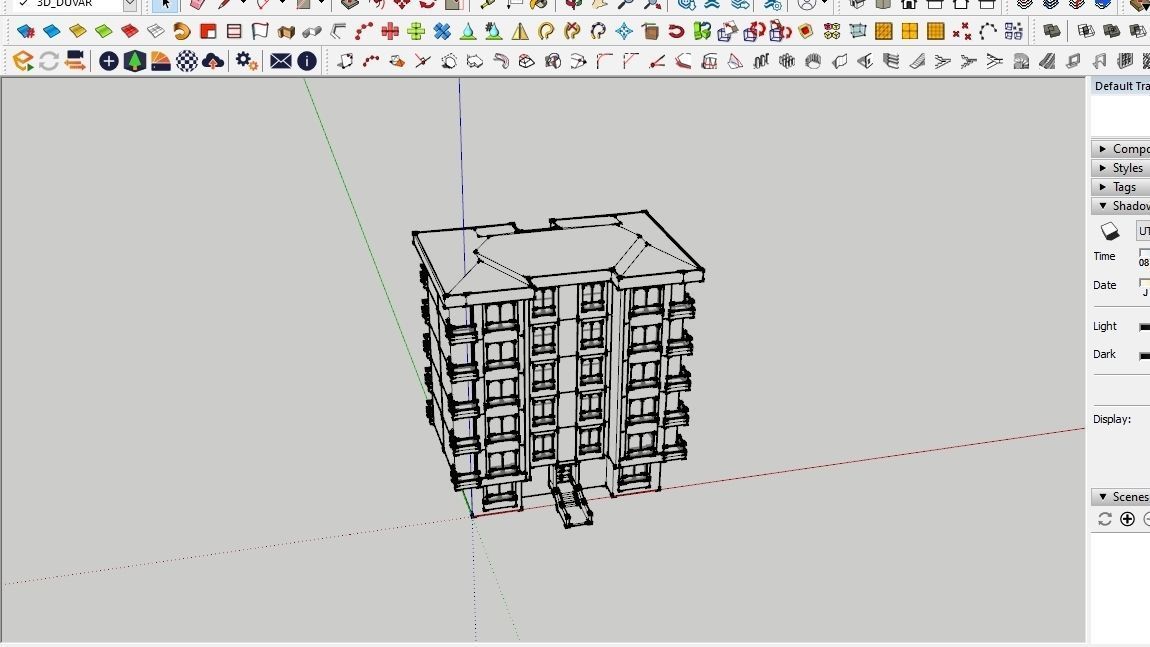 HOUSE 33 Low-poly 3D model_3