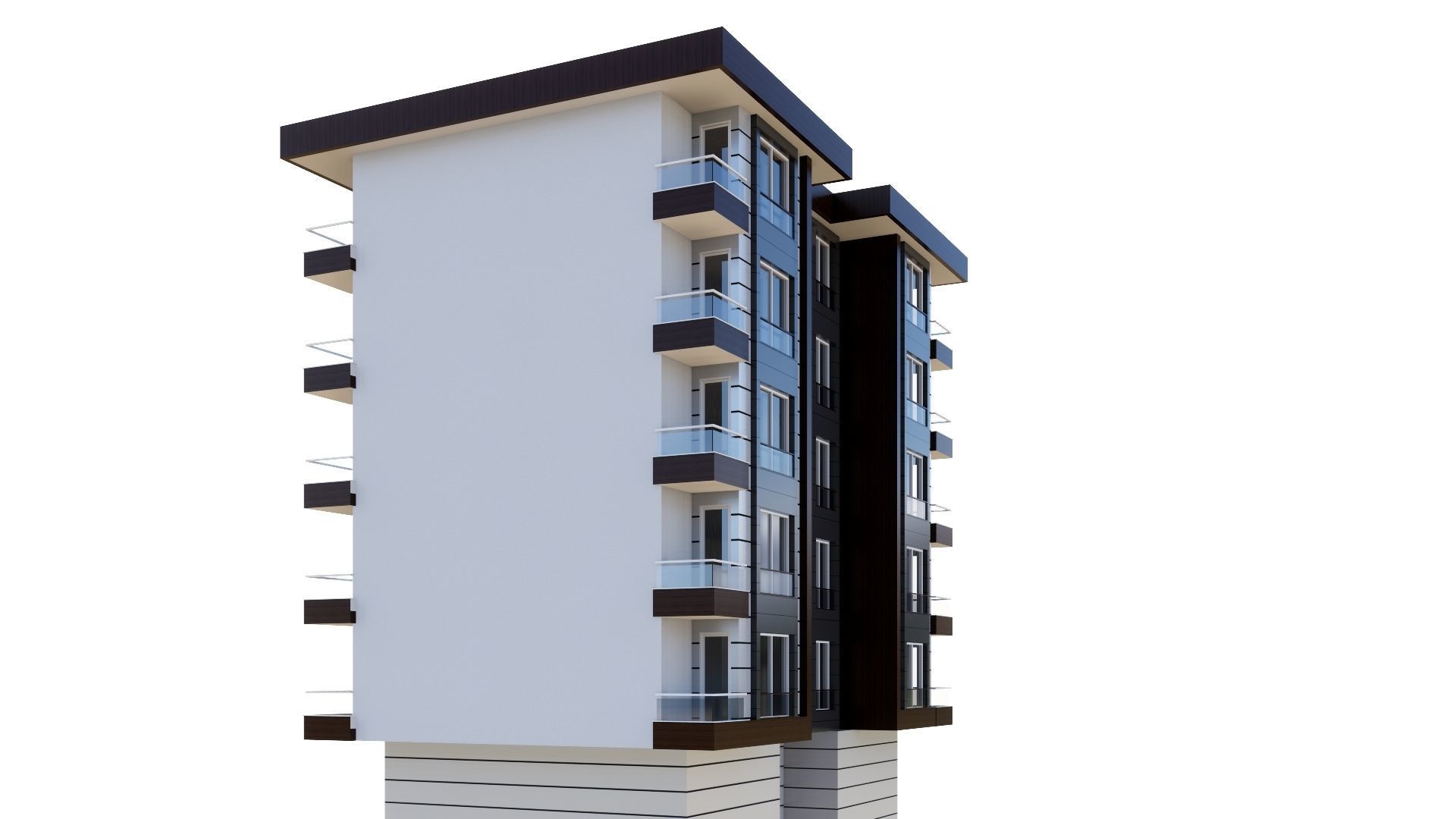 HOUSE 33 Low-poly 3D model_2