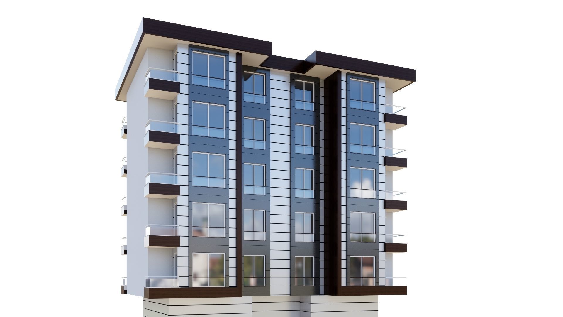 HOUSE 33 Low-poly 3D model_15