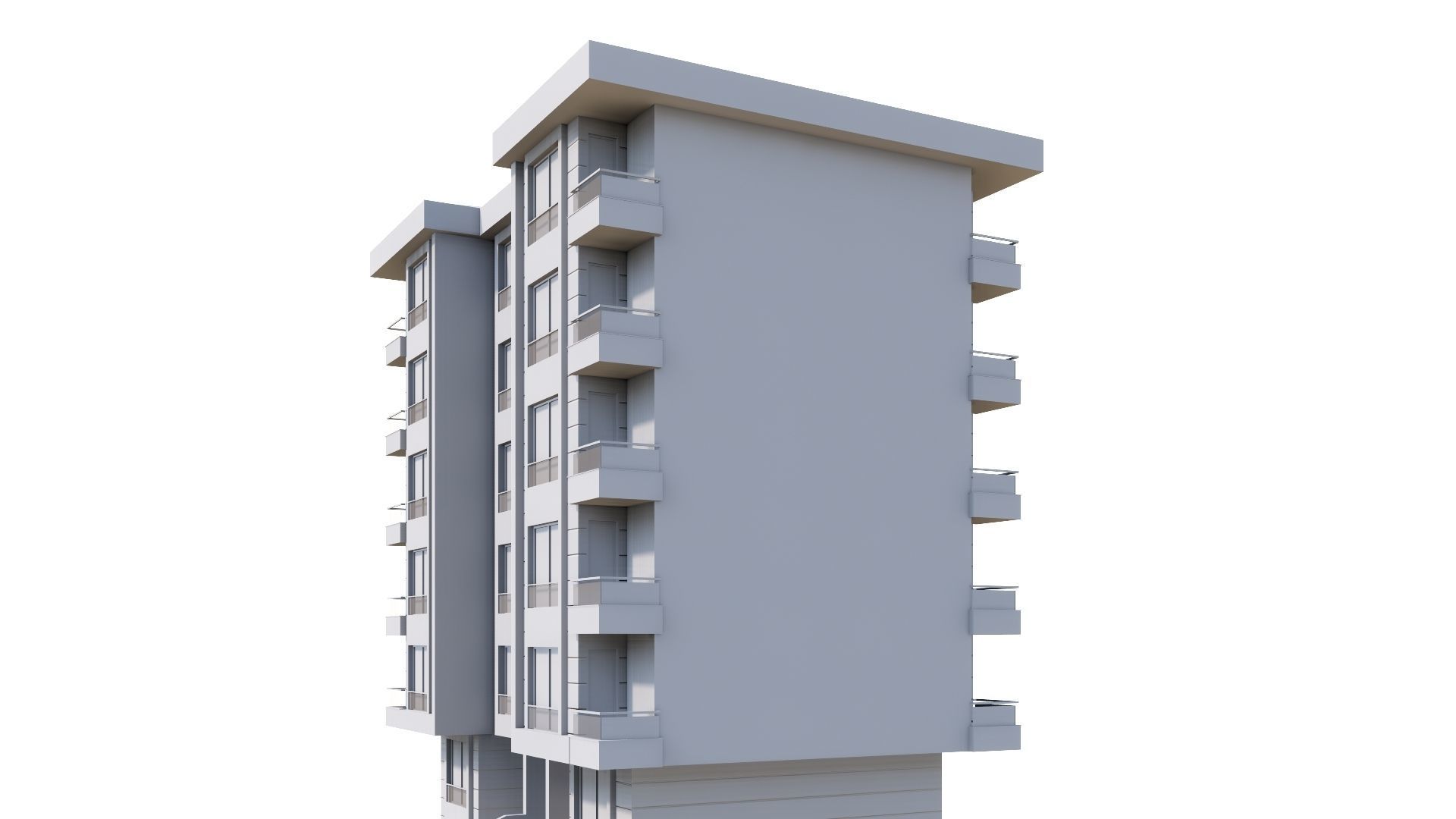 HOUSE 33 Low-poly 3D model_45