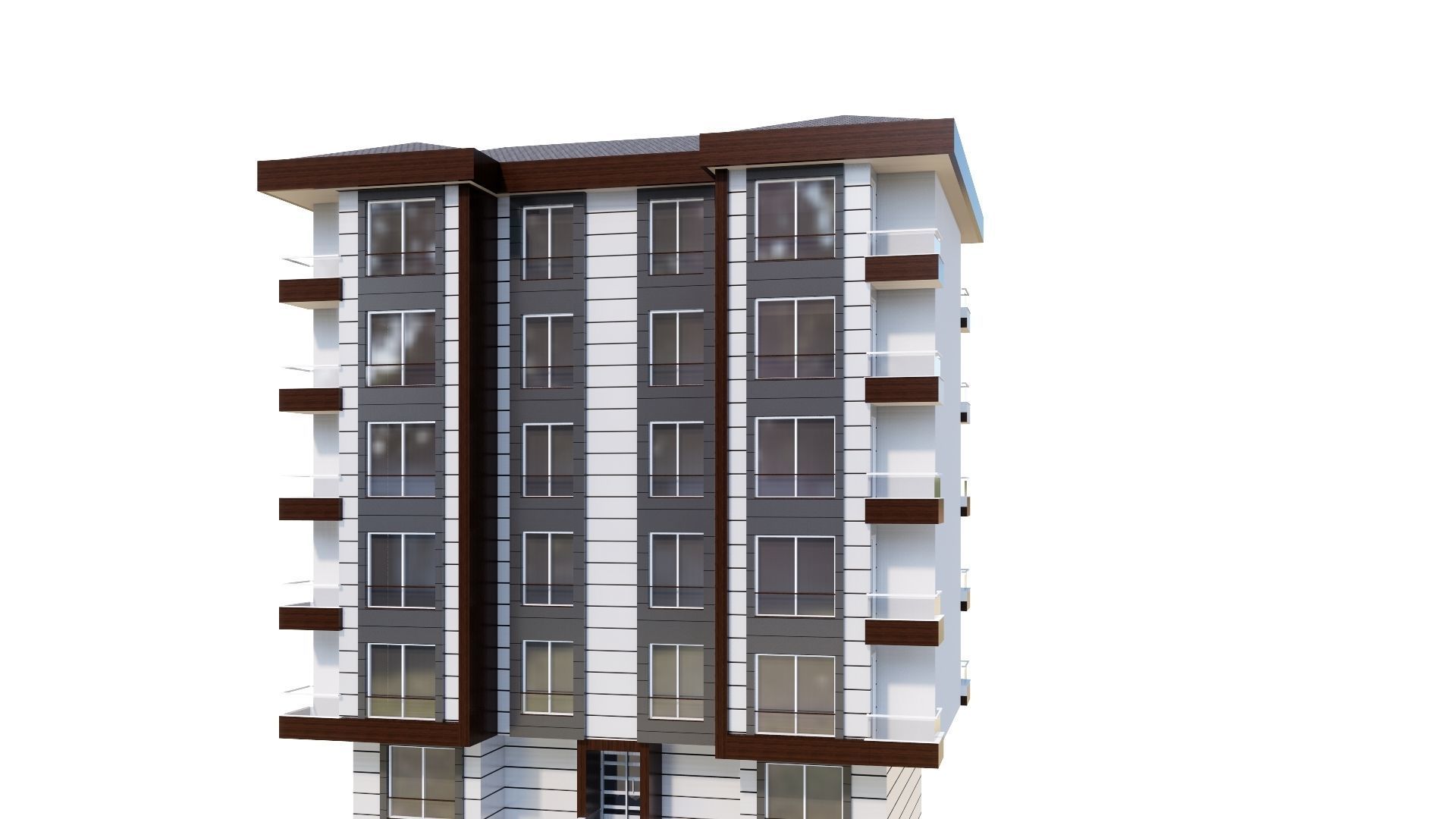 HOUSE 33 Low-poly 3D model_35