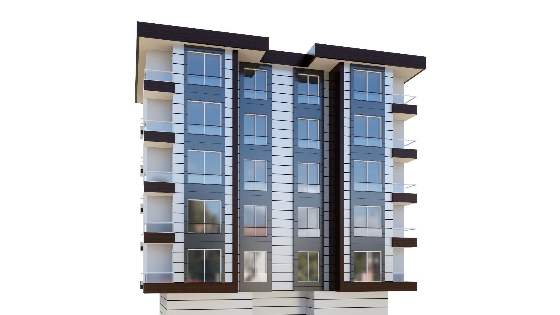 HOUSE 33 Low-poly 3D model_18