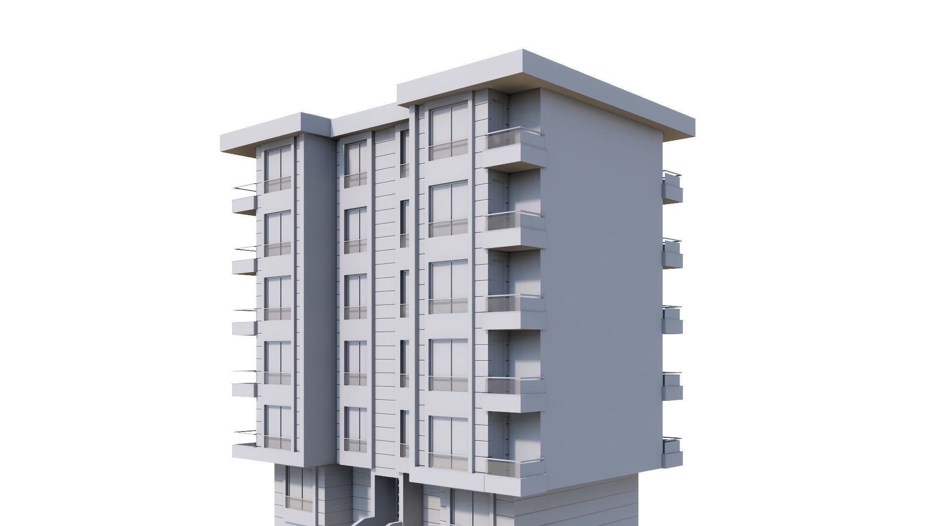 HOUSE 33 Low-poly 3D model_60