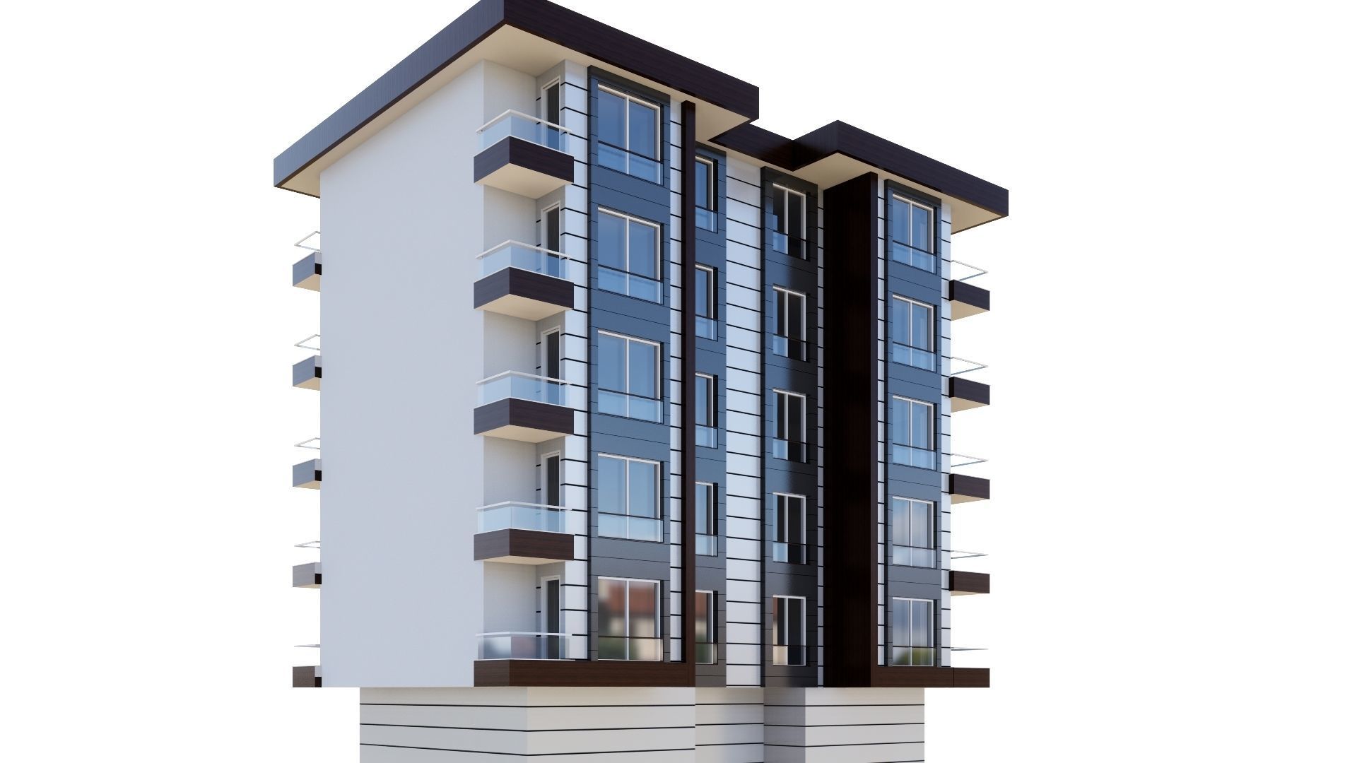 HOUSE 33 Low-poly 3D model_12