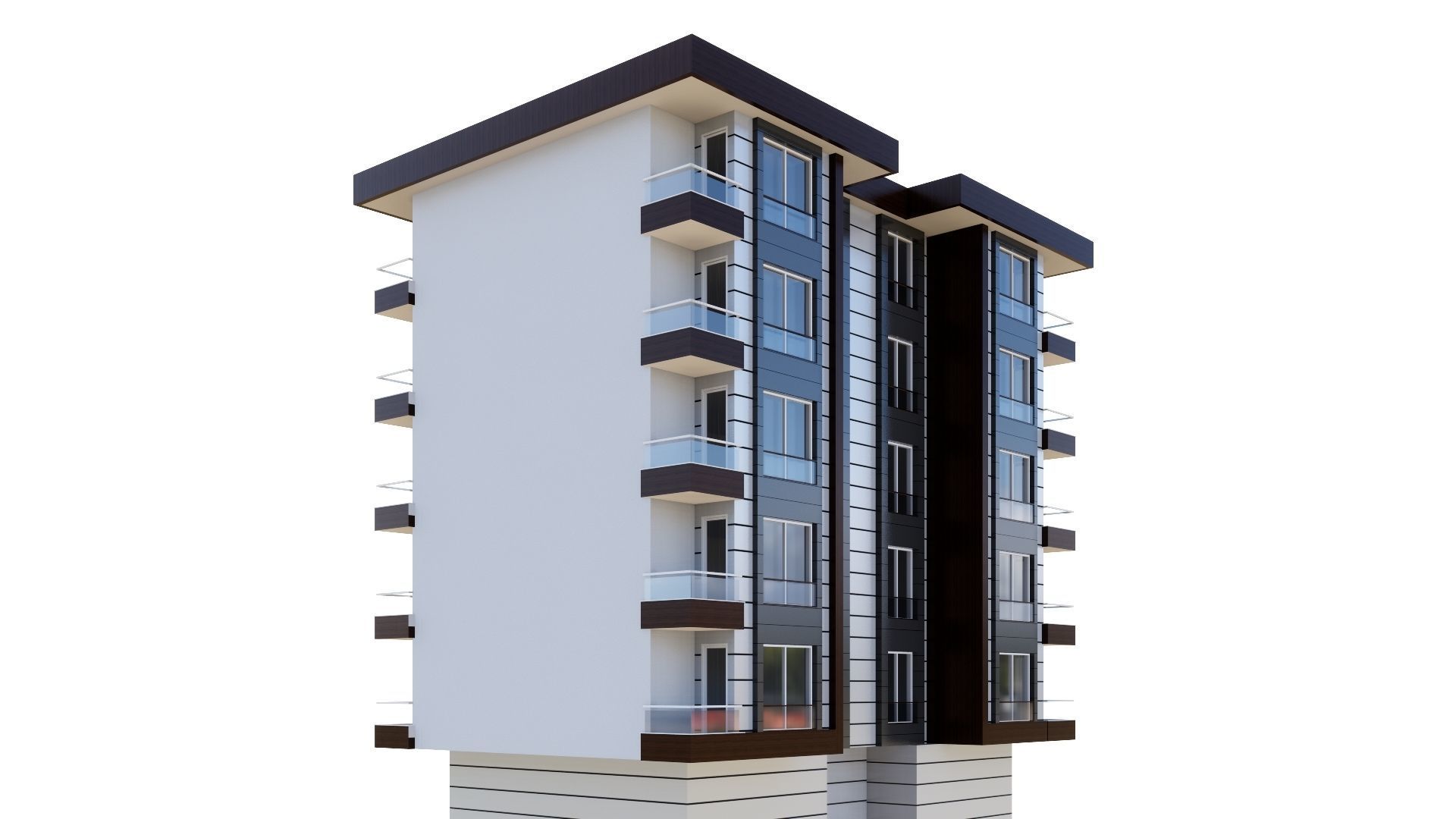 HOUSE 33 Low-poly 3D model_4