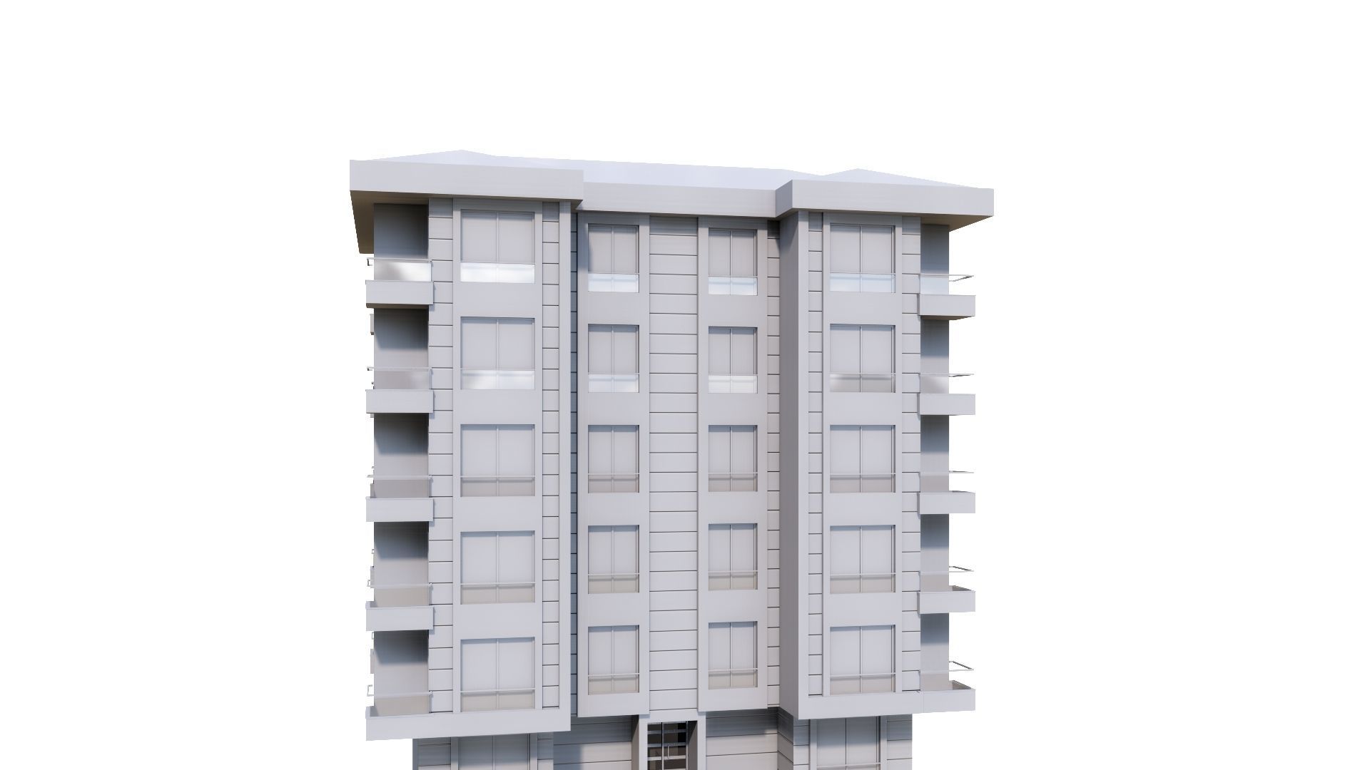 HOUSE 33 Low-poly 3D model_49