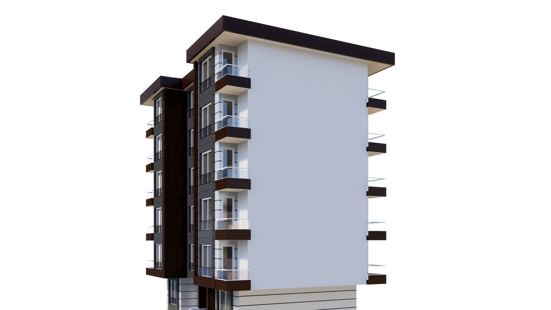 HOUSE 33 Low-poly 3D model_8