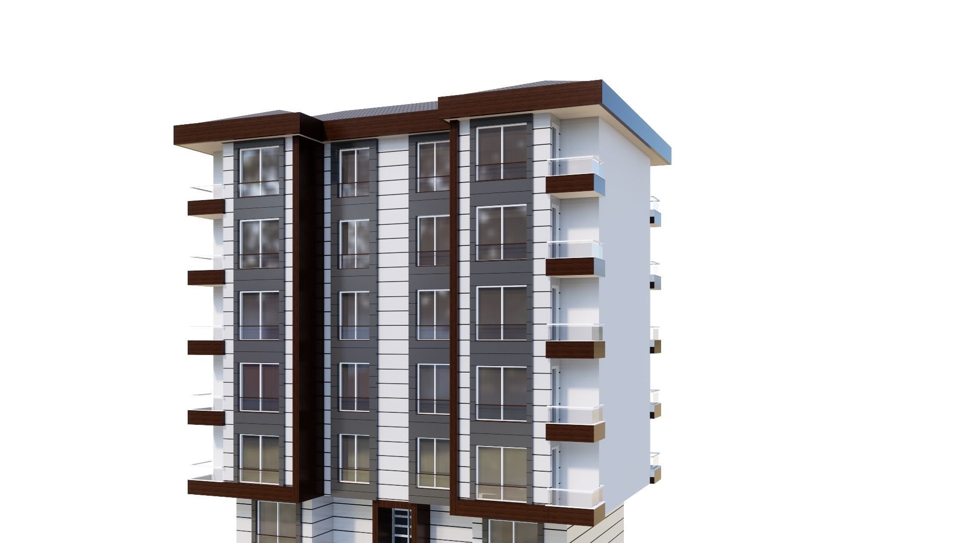 HOUSE 33 Low-poly 3D model_38