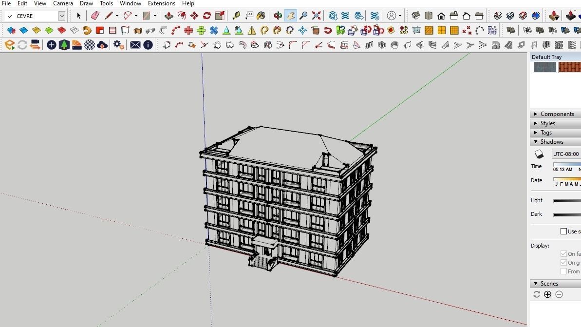 HOUSE 34 Low-poly 3D model_5