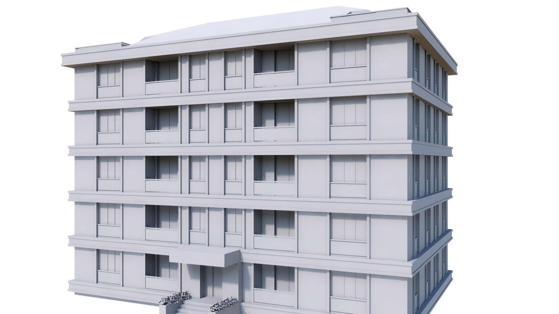 HOUSE 34 Low-poly 3D model_62