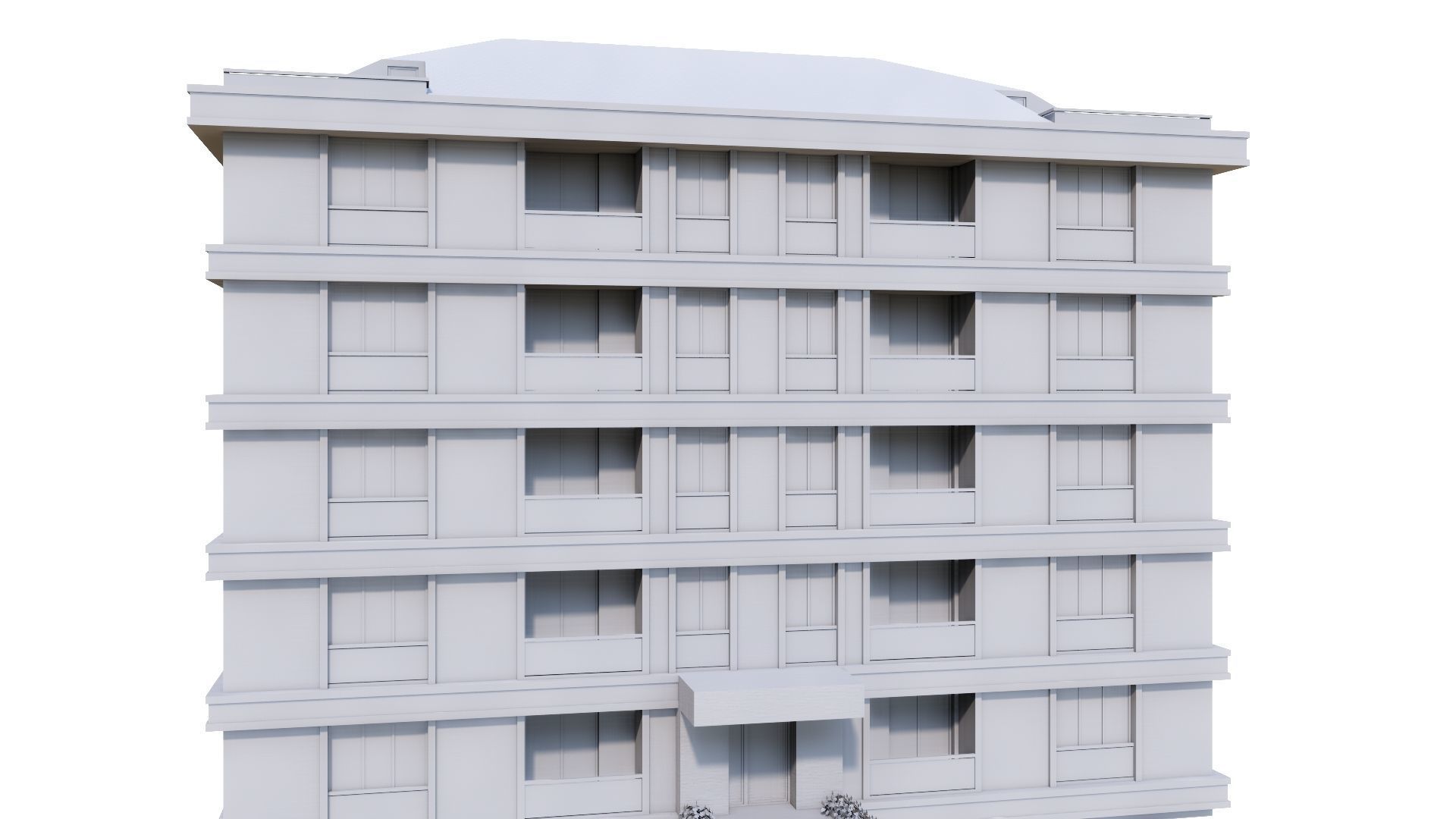 HOUSE 34 Low-poly 3D model_54