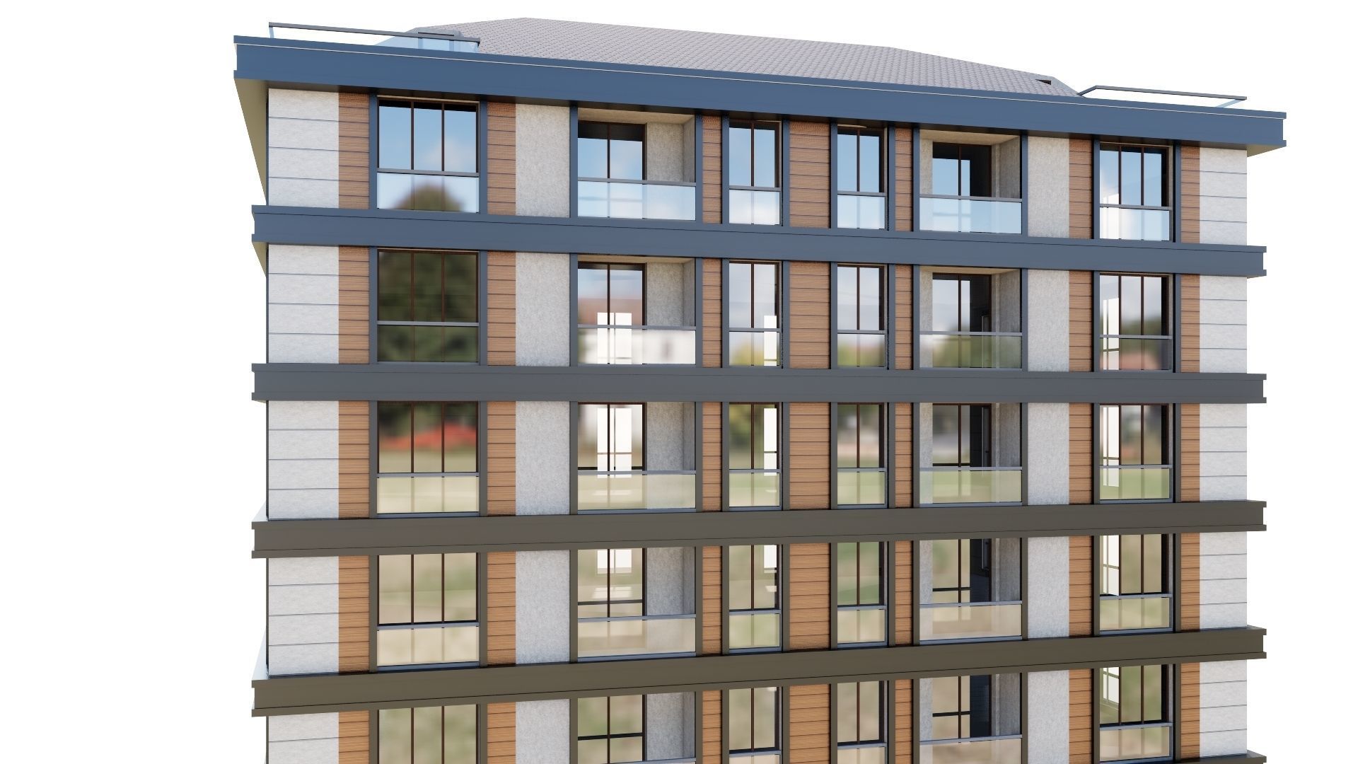 HOUSE 34 Low-poly 3D model_24