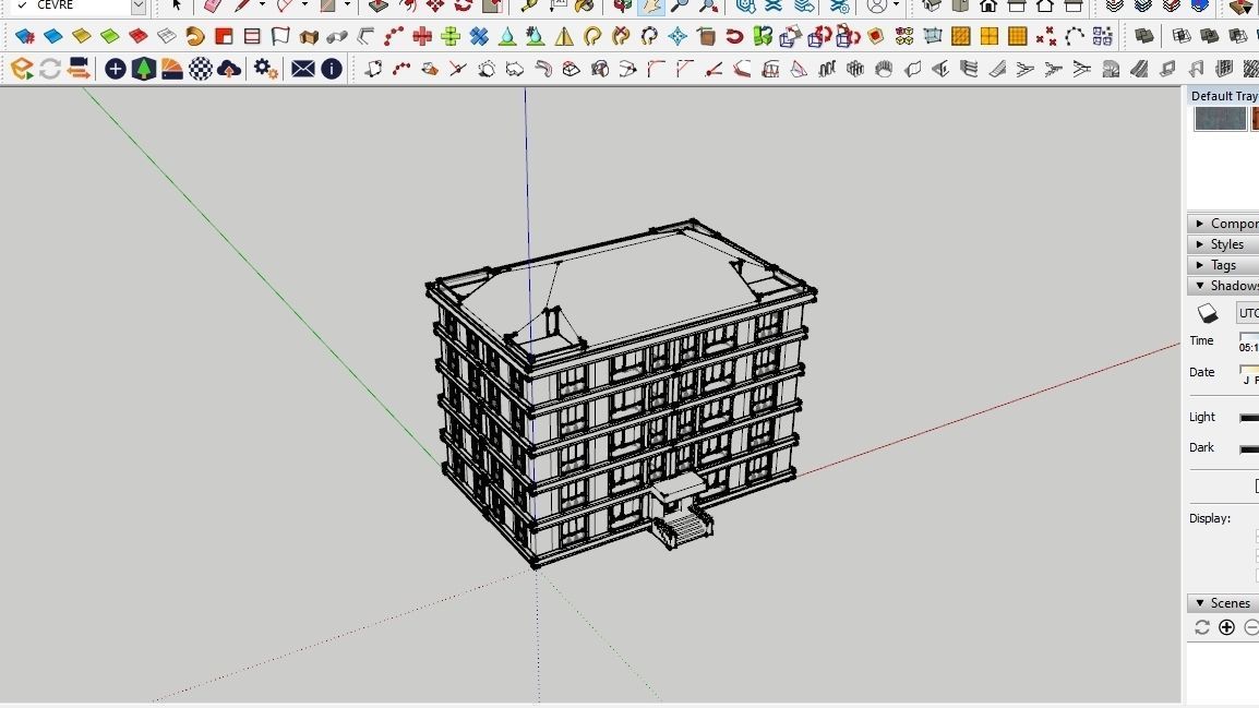 HOUSE 34 Low-poly 3D model_3