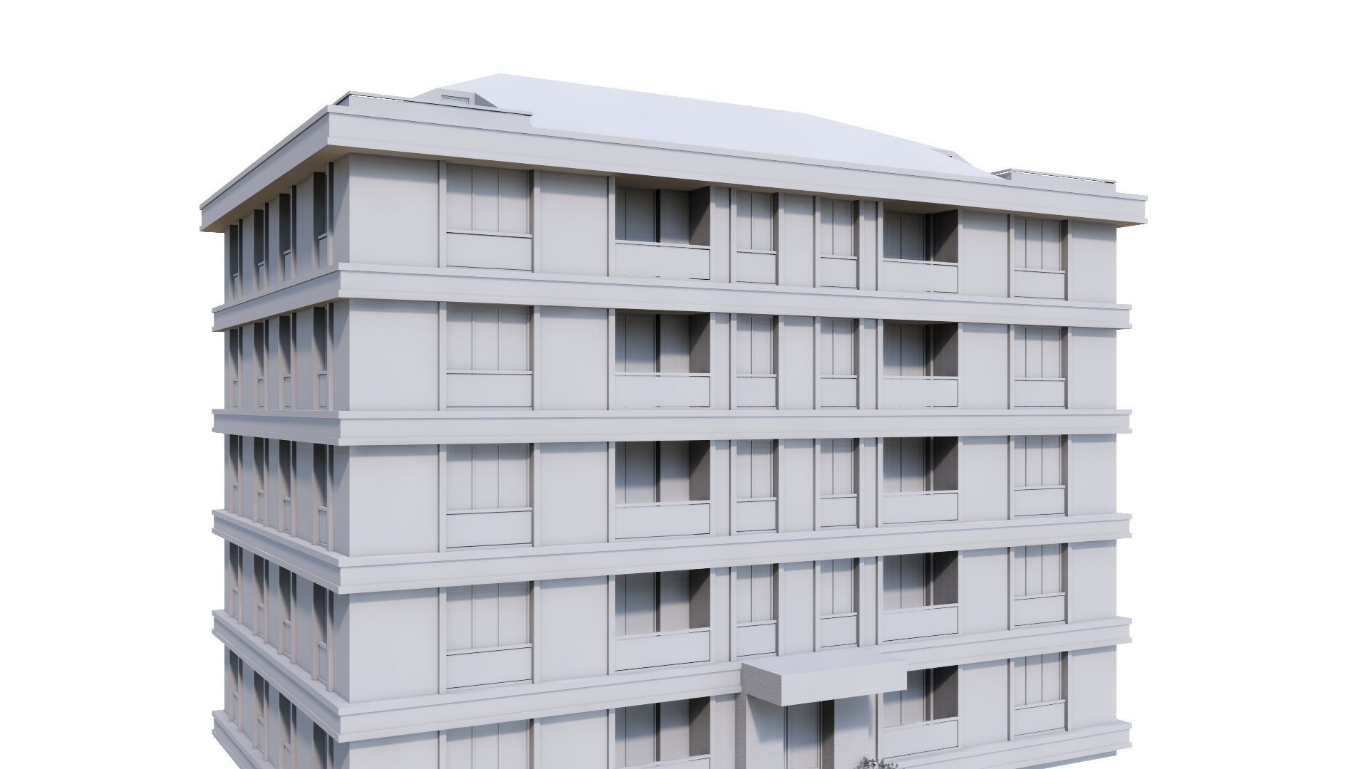 HOUSE 34 Low-poly 3D model_50