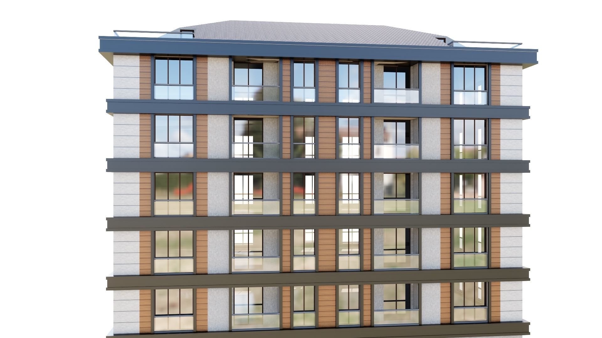 HOUSE 34 Low-poly 3D model_27