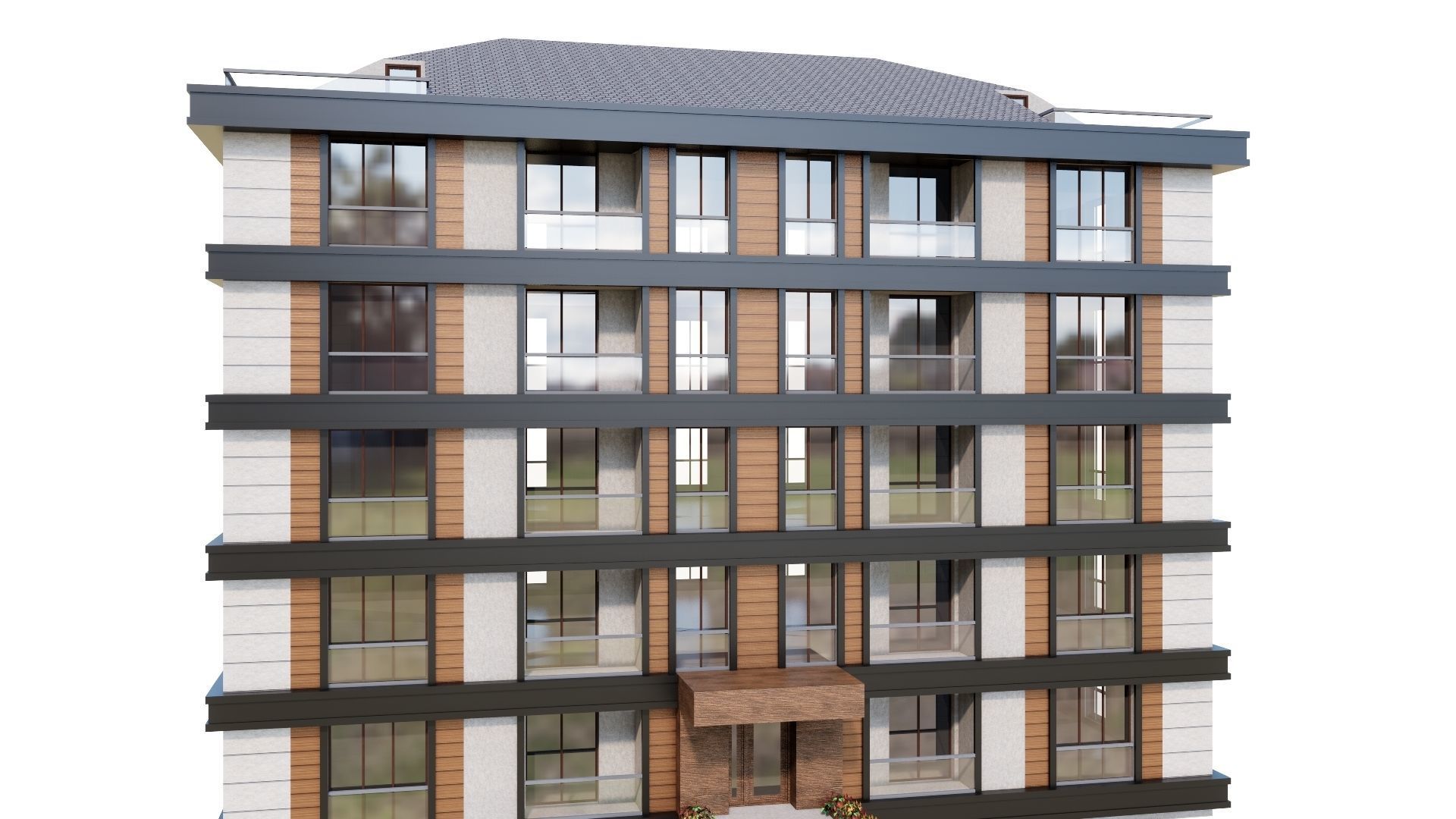 HOUSE 34 Low-poly 3D model_34