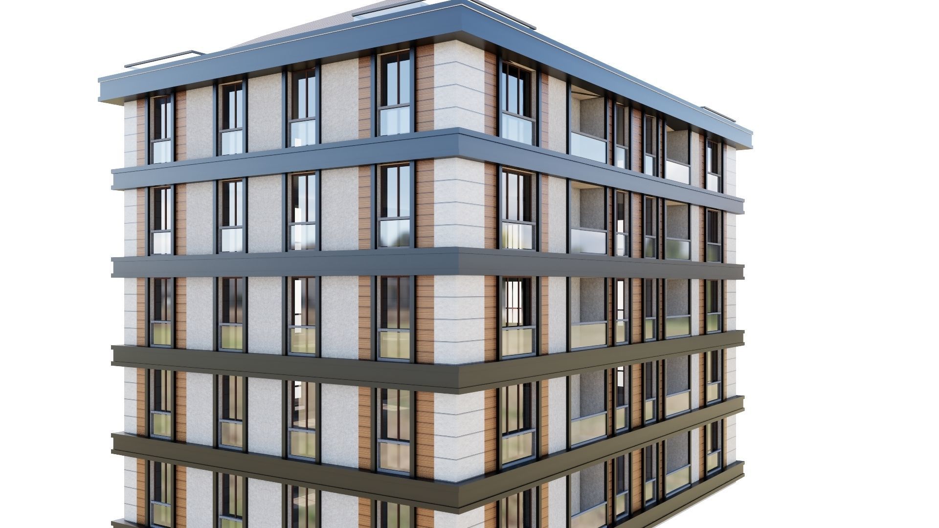 HOUSE 34 Low-poly 3D model_13