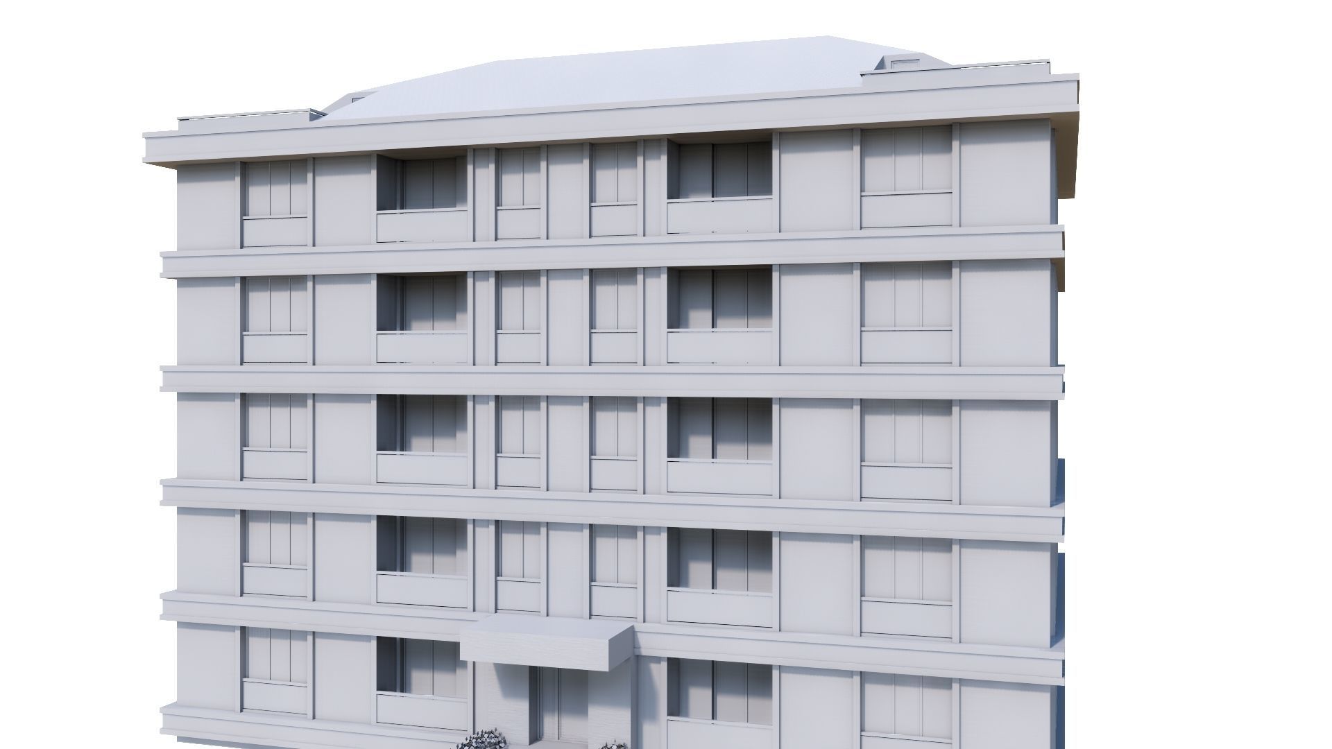 HOUSE 34 Low-poly 3D model_60