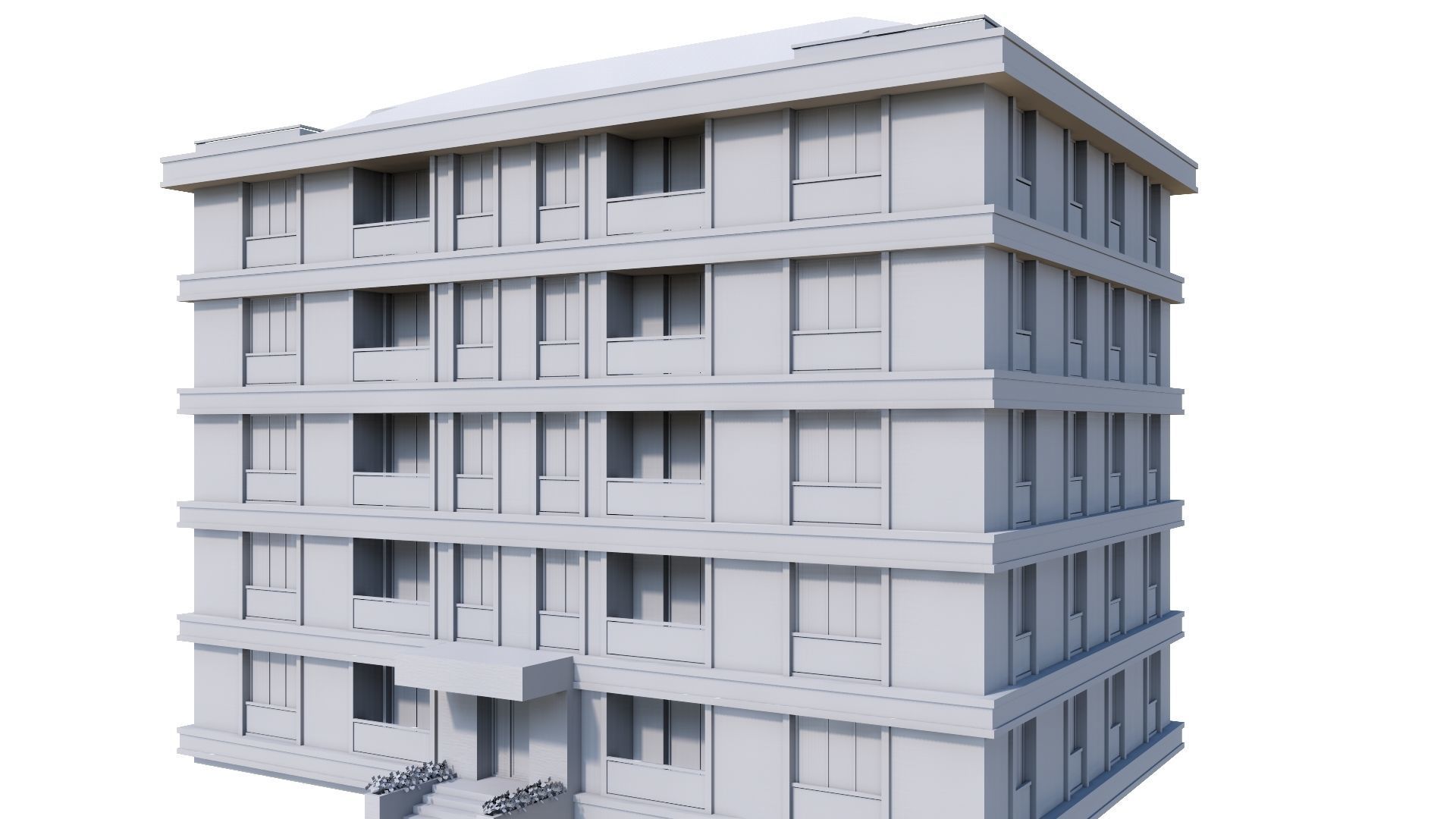 HOUSE 34 Low-poly 3D model_64