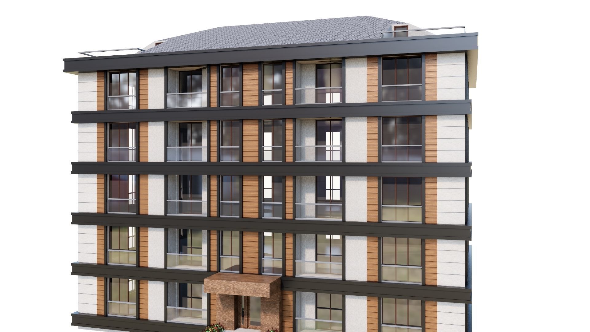 HOUSE 34 Low-poly 3D model_40