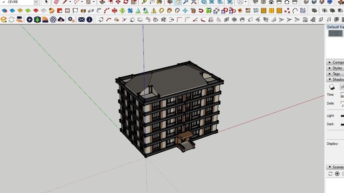 HOUSE 34 Low-poly 3D model_1