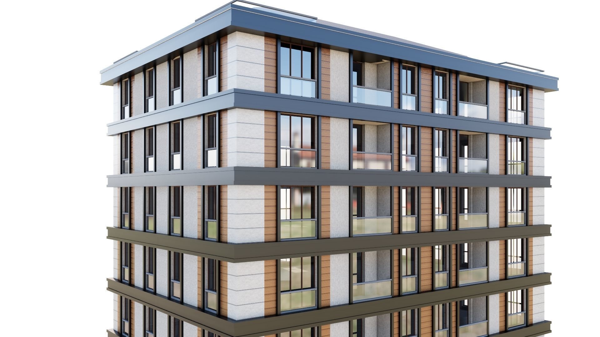 HOUSE 34 Low-poly 3D model_17