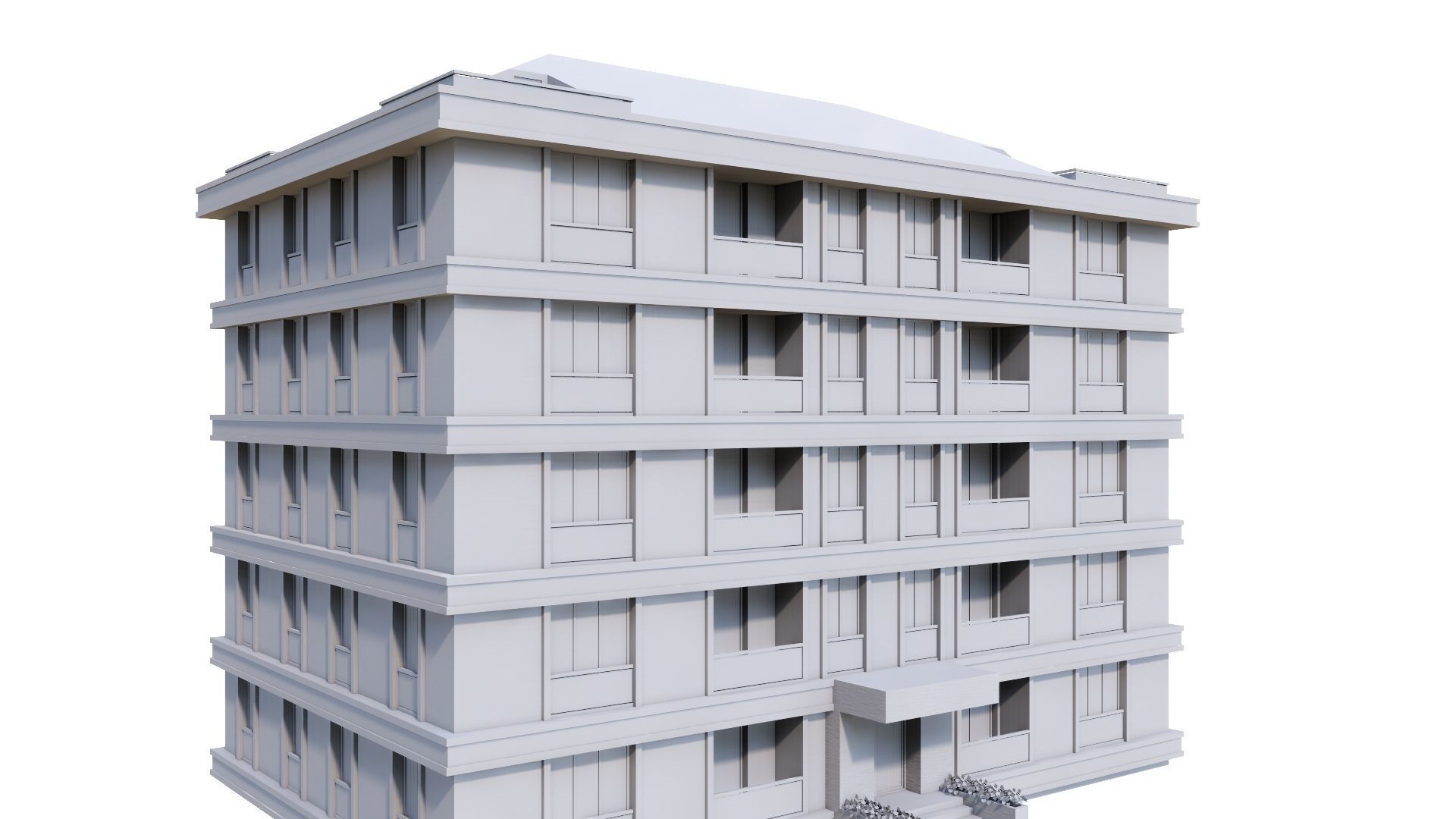 HOUSE 34 Low-poly 3D model_46