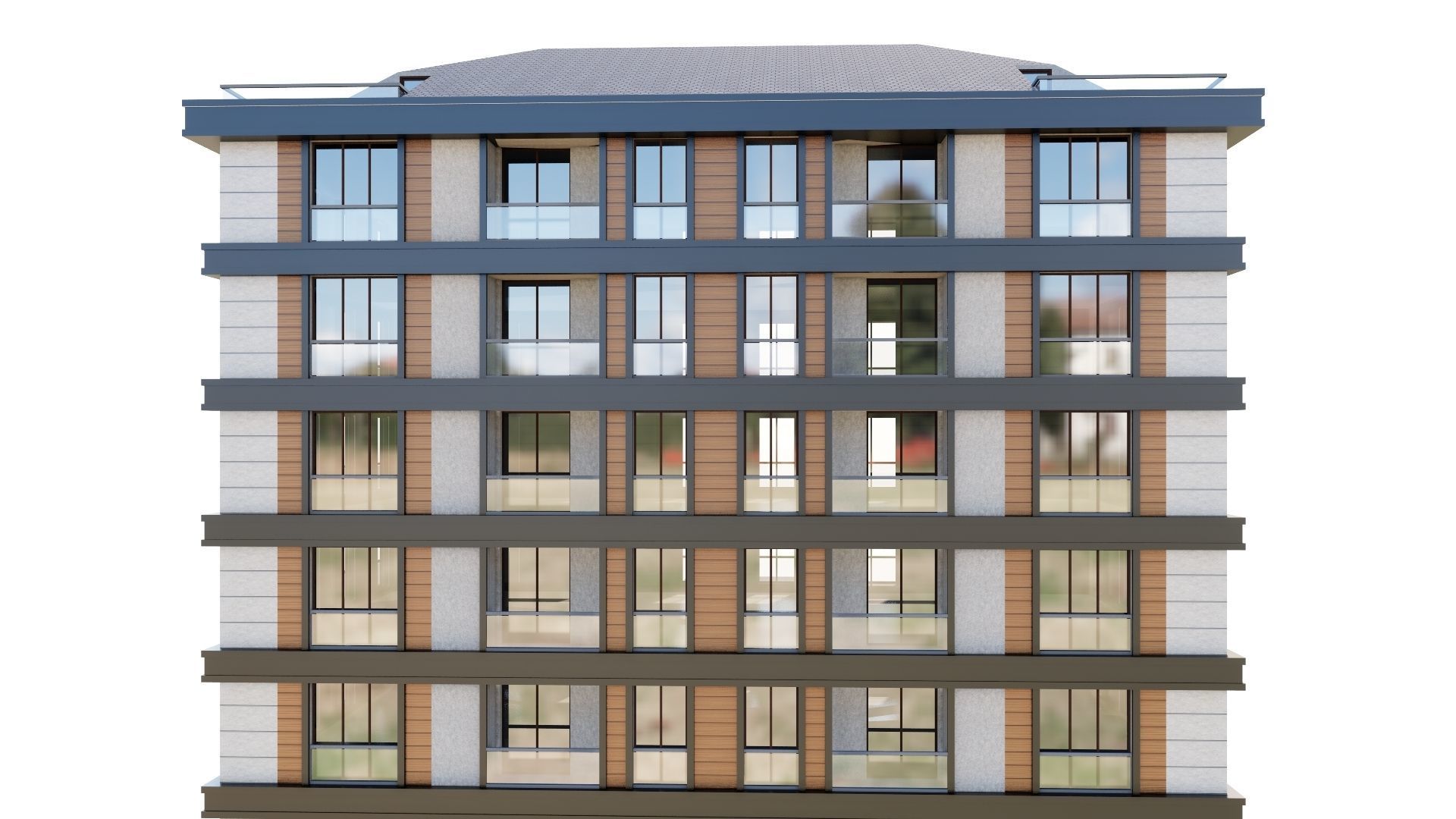 HOUSE 34 Low-poly 3D model_30