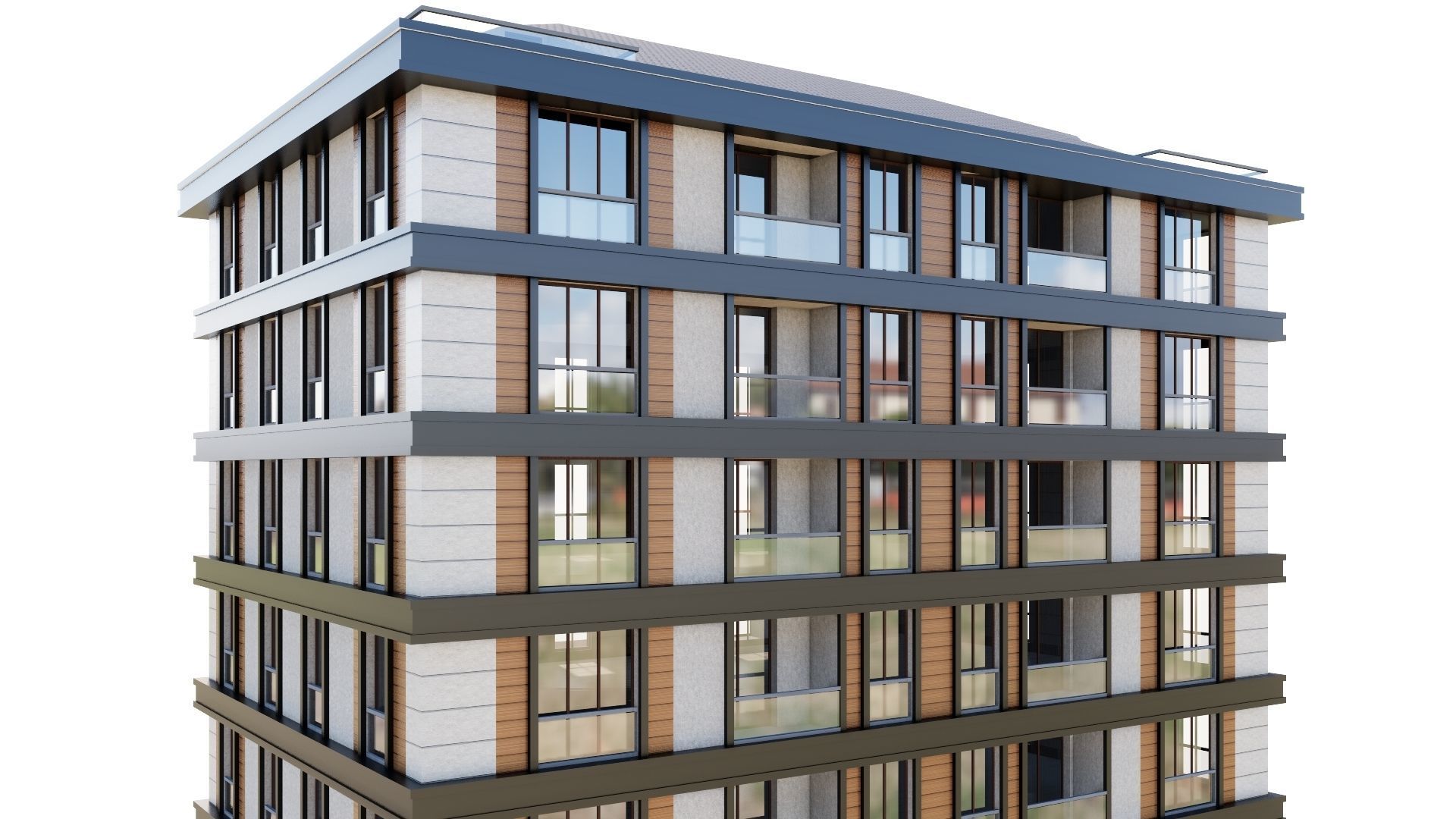 HOUSE 34 Low-poly 3D model_20