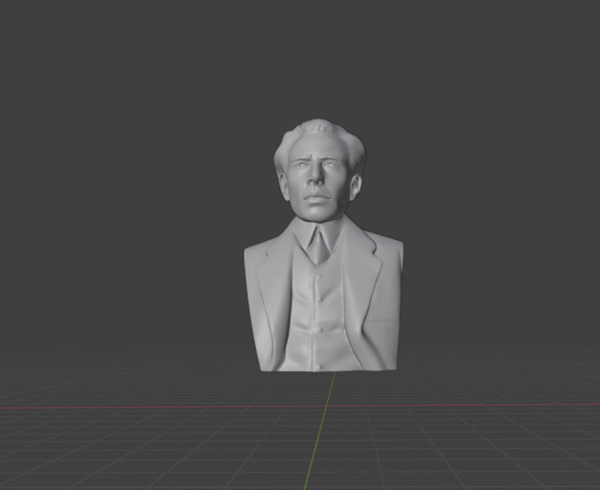 Niels Bohr 3D print model_5