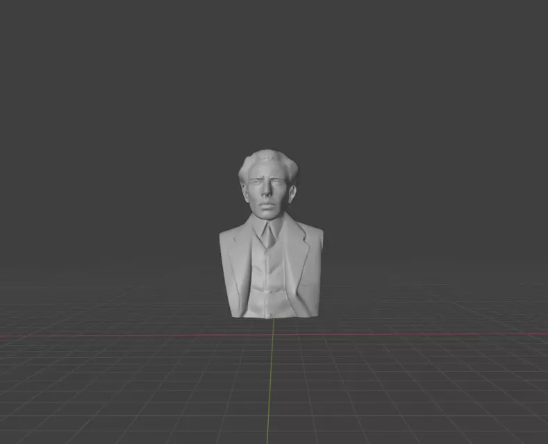 Niels Bohr 3D print model_0